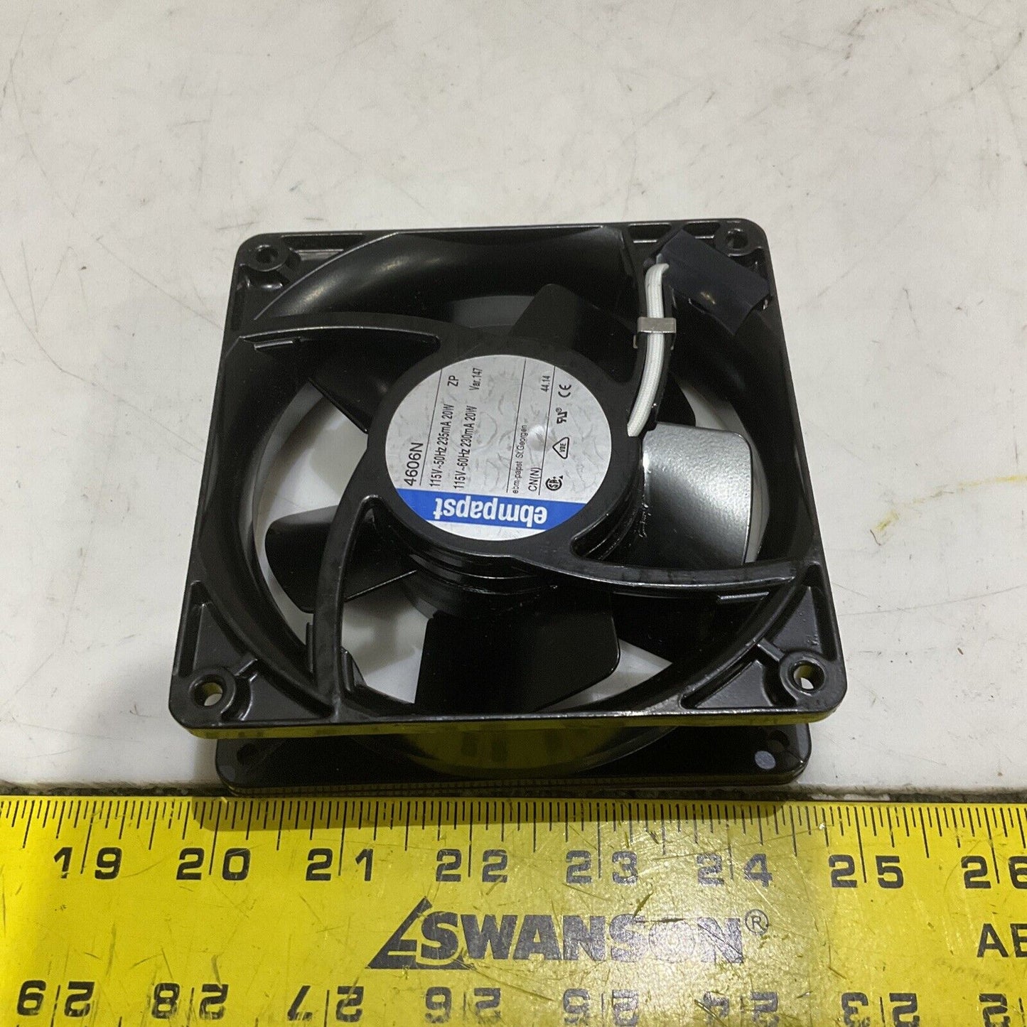 EBMPAPST 4606N TUBE AXIAL FAN 115V 50/60HZ 20W 373
