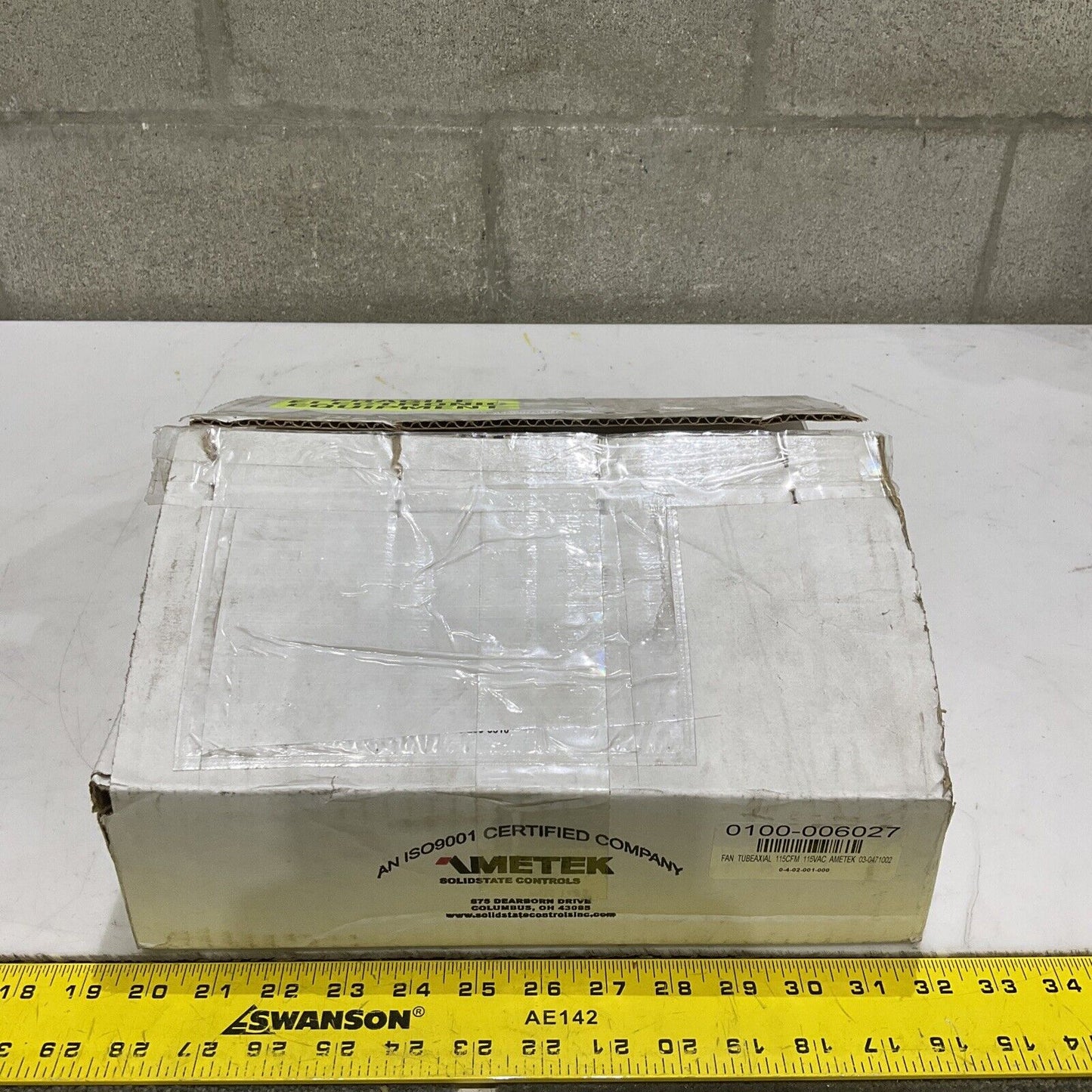 EBMPAPST 4606N TUBE AXIAL FAN 115V 50/60HZ 20W 373