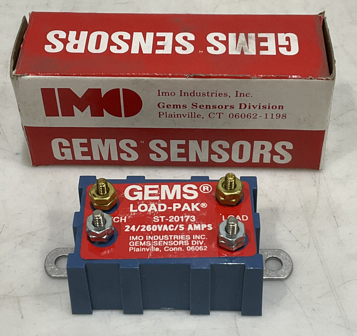 GEMS SENSORS 20173 LOAD-PAK 120-240V-5A TERMINAL 373