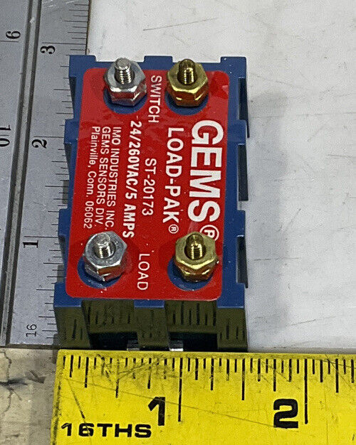 GEMS SENSORS 20173 LOAD-PAK 120-240V-5A TERMINAL 373