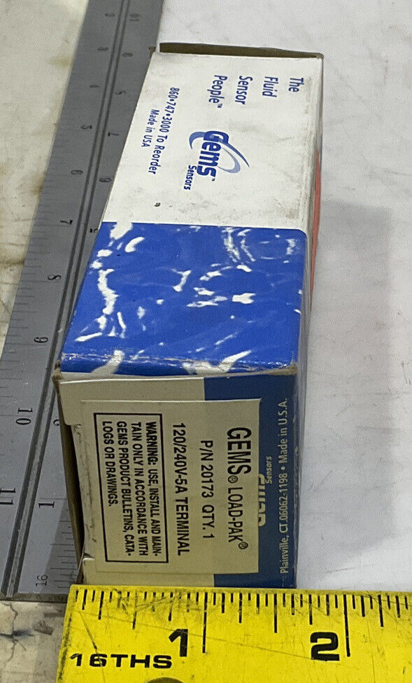 GEMS SENSORS 20173 LOAD-PAK 120-240V-5A TERMINAL 373