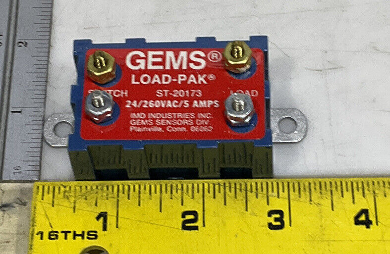 GEMS SENSORS 20173 LOAD-PAK 120-240V-5A TERMINAL 373