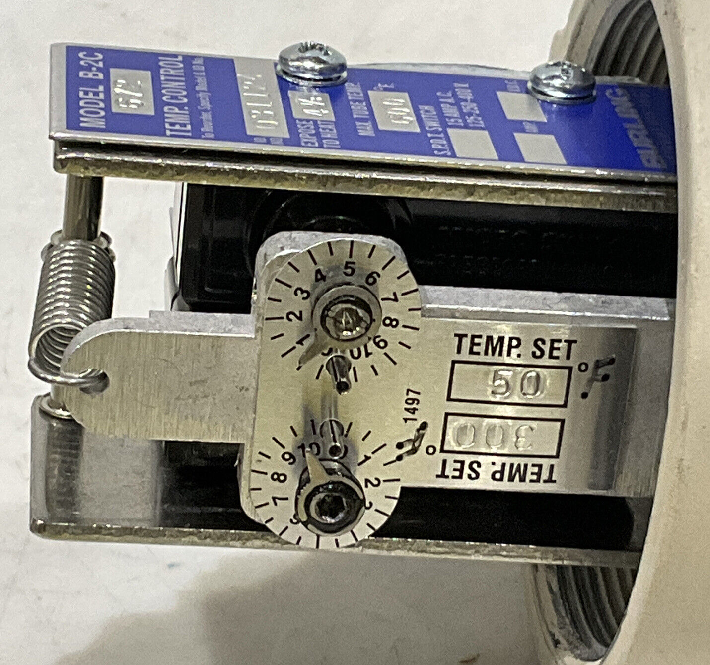 BURLING INSTRUMENTS B-2C 672 TEMPERATURE SWITCH 373