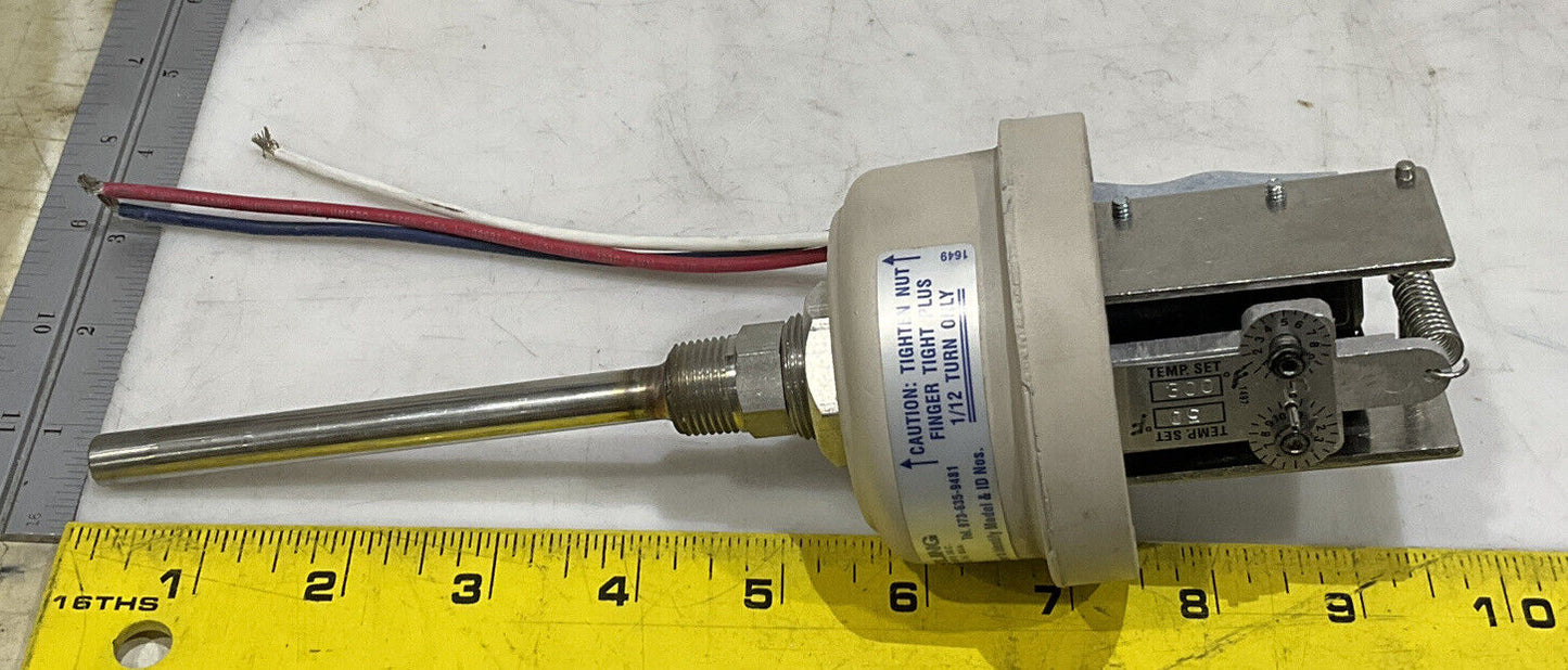 BURLING INSTRUMENTS B-2C 672 TEMPERATURE SWITCH 373