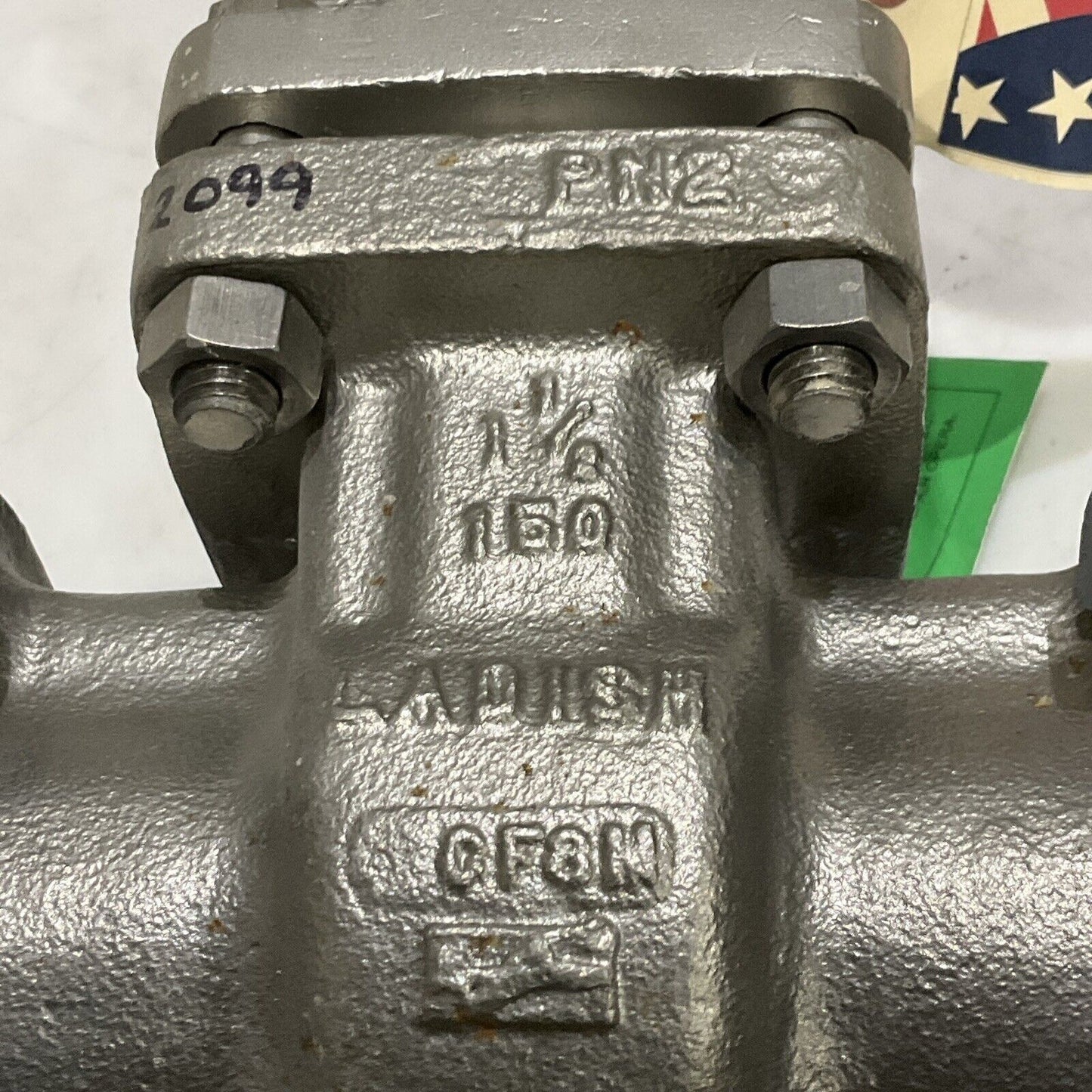 LADISH 8272-2014-15 GATE VALVE 1-1/2 150 LB B16.34-275 PSI 100 F 373