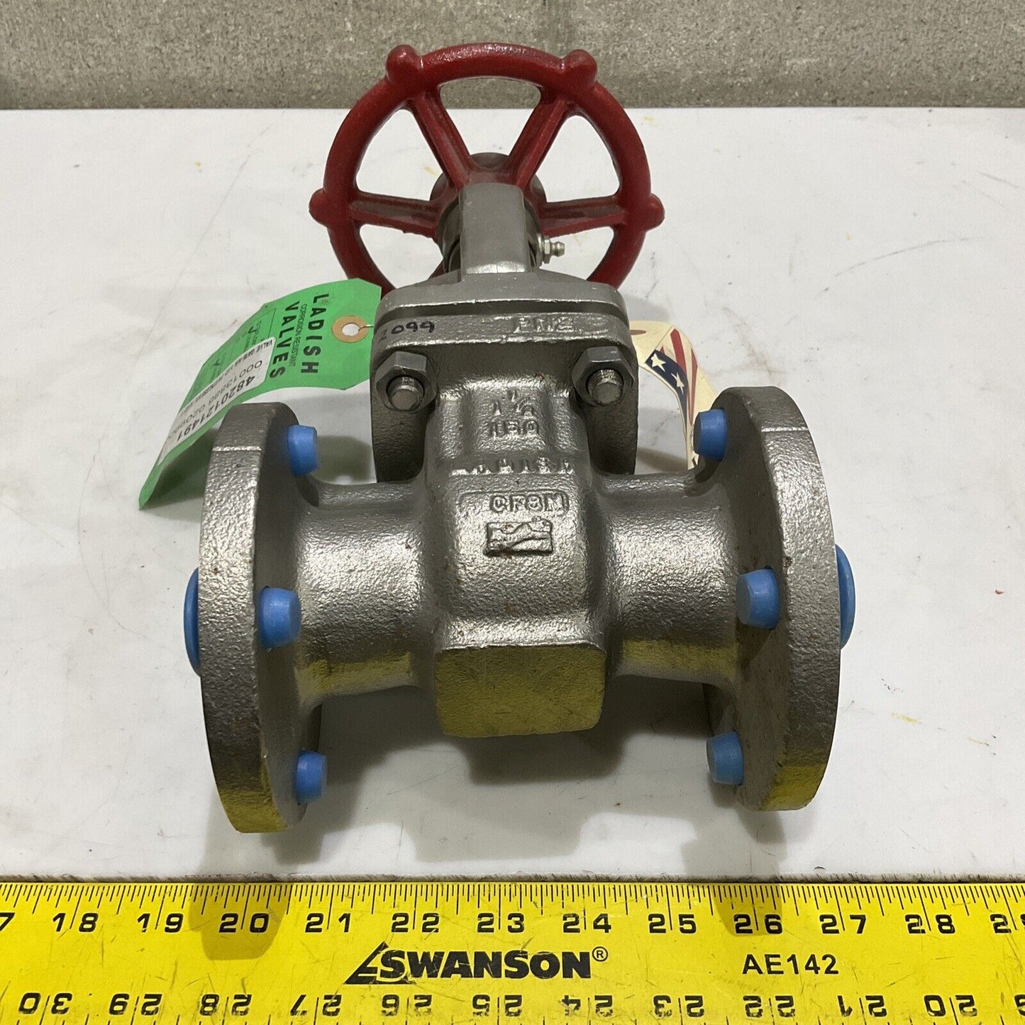 LADISH 8272-2014-15 GATE VALVE 1-1/2 150 LB B16.34-275 PSI 100 F 373