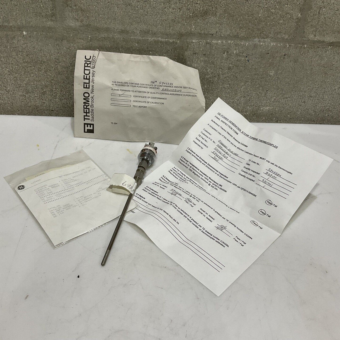 GENERAL ELECTRIC U252J006G0070 THERMOCOUPLE 373