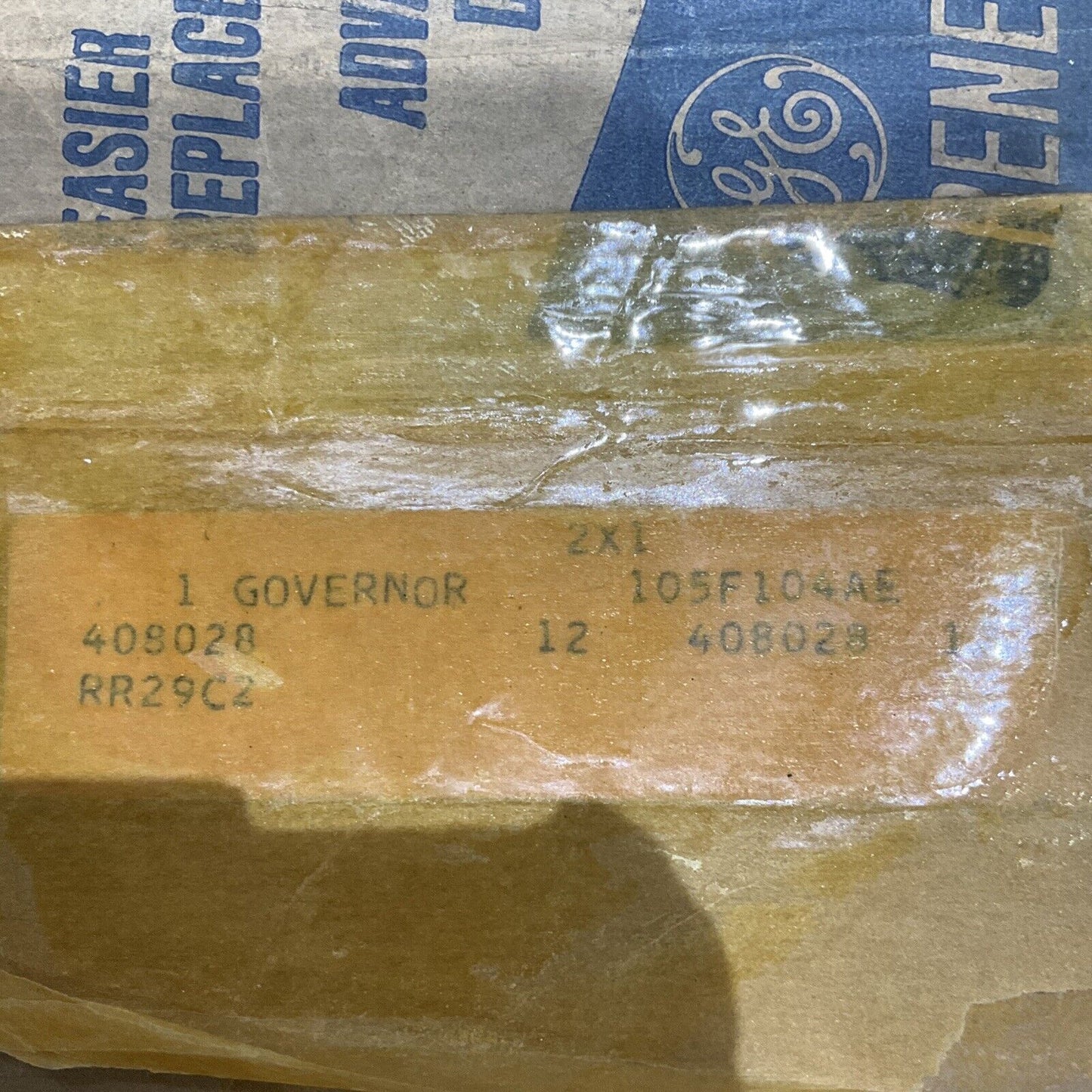 GENERAL ELECTRIC 105F104AE 18 18 B04 GOVERNOR 373