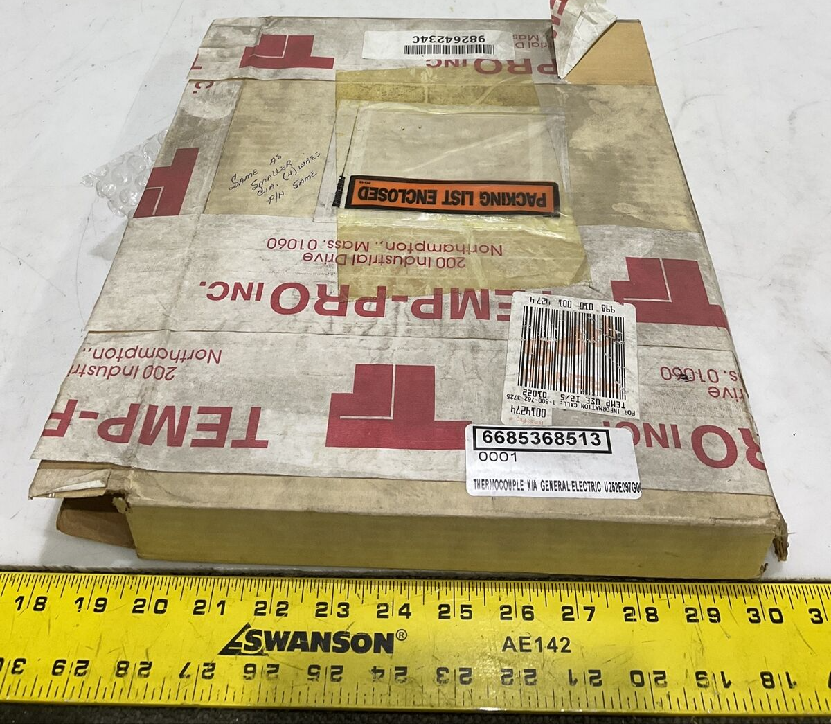 GENERAL ELECTRIC U252E097G0042 THERMOCOUPLE 373