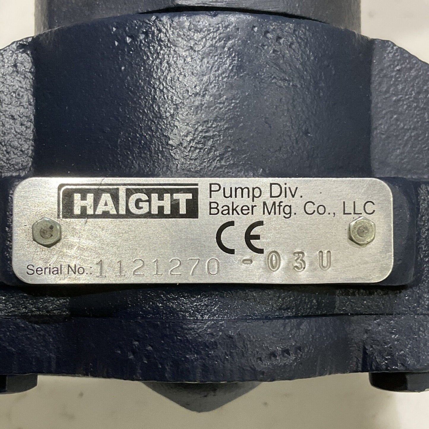 HAIGHT VDPOS2413X6KVW480NRU CENTRIFUGAL OIL PUMP 373