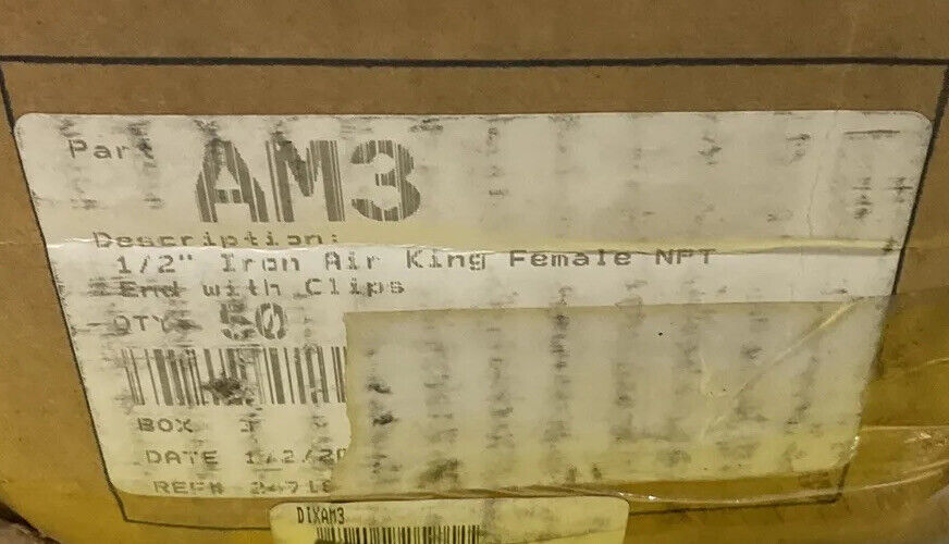 DIXON AM3 IRON AIR KING HOSE COUPLING LOT OF 41 373