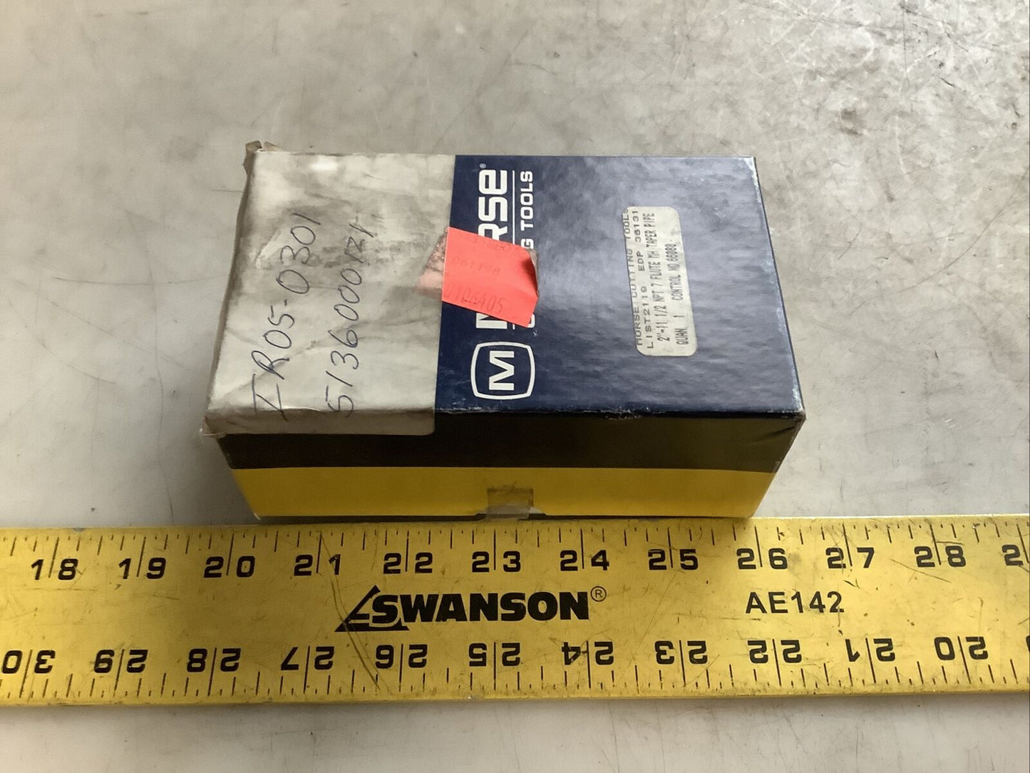 MORSE 36131 PIPE TAP 2-11-1/2 NPT 7 FLUTE MH 373