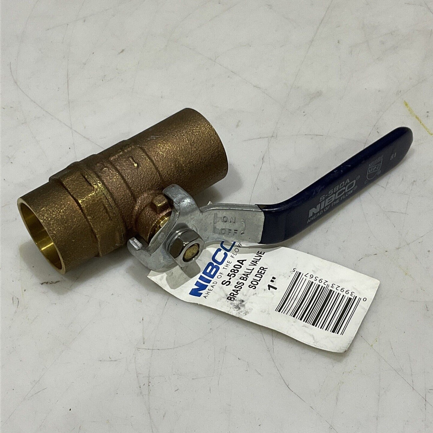 NIBCO S-580A BRASS BALL VALVE 1” SOLDER LOT OF 3 373