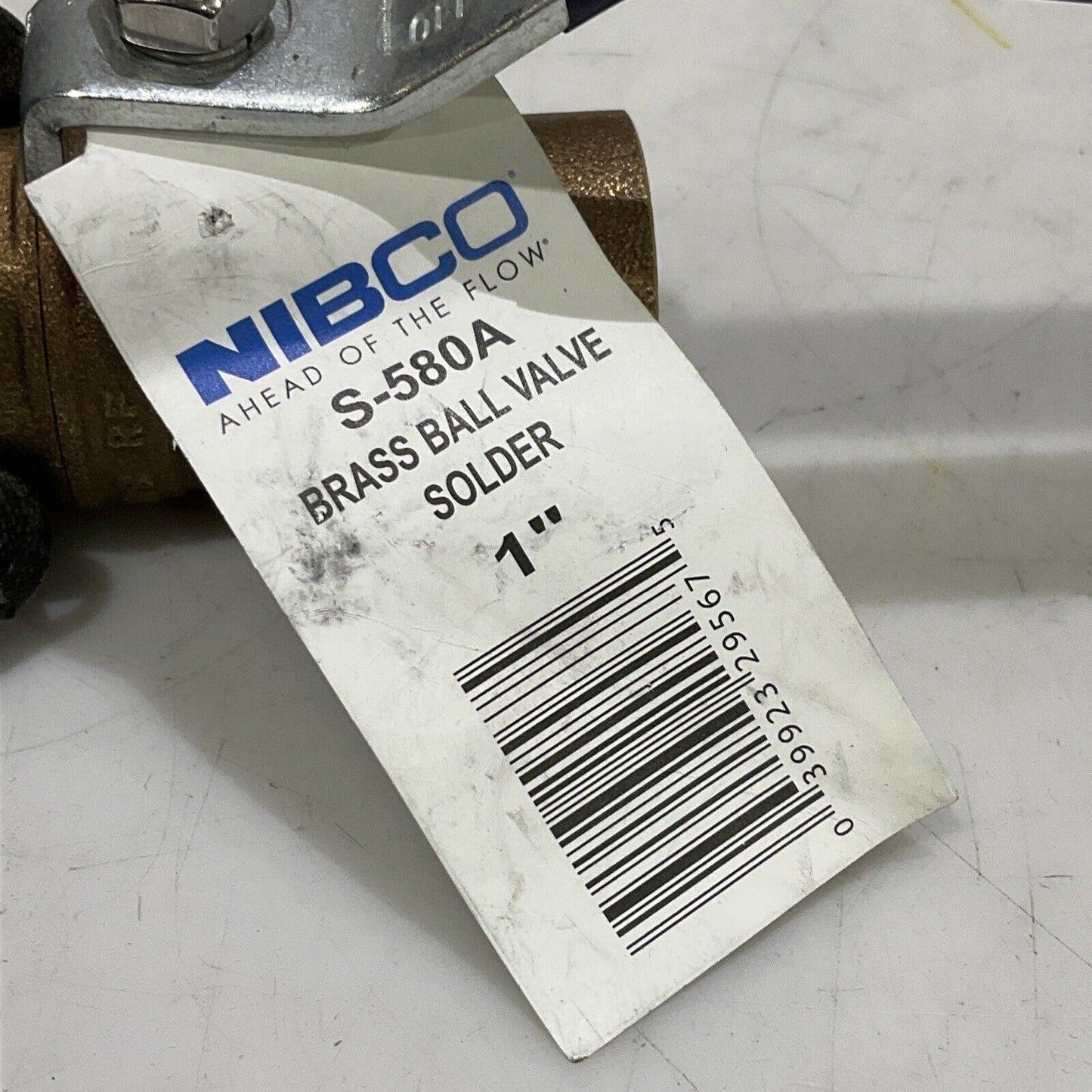 NIBCO S-580A BRASS BALL VALVE 1” SOLDER LOT OF 3 373