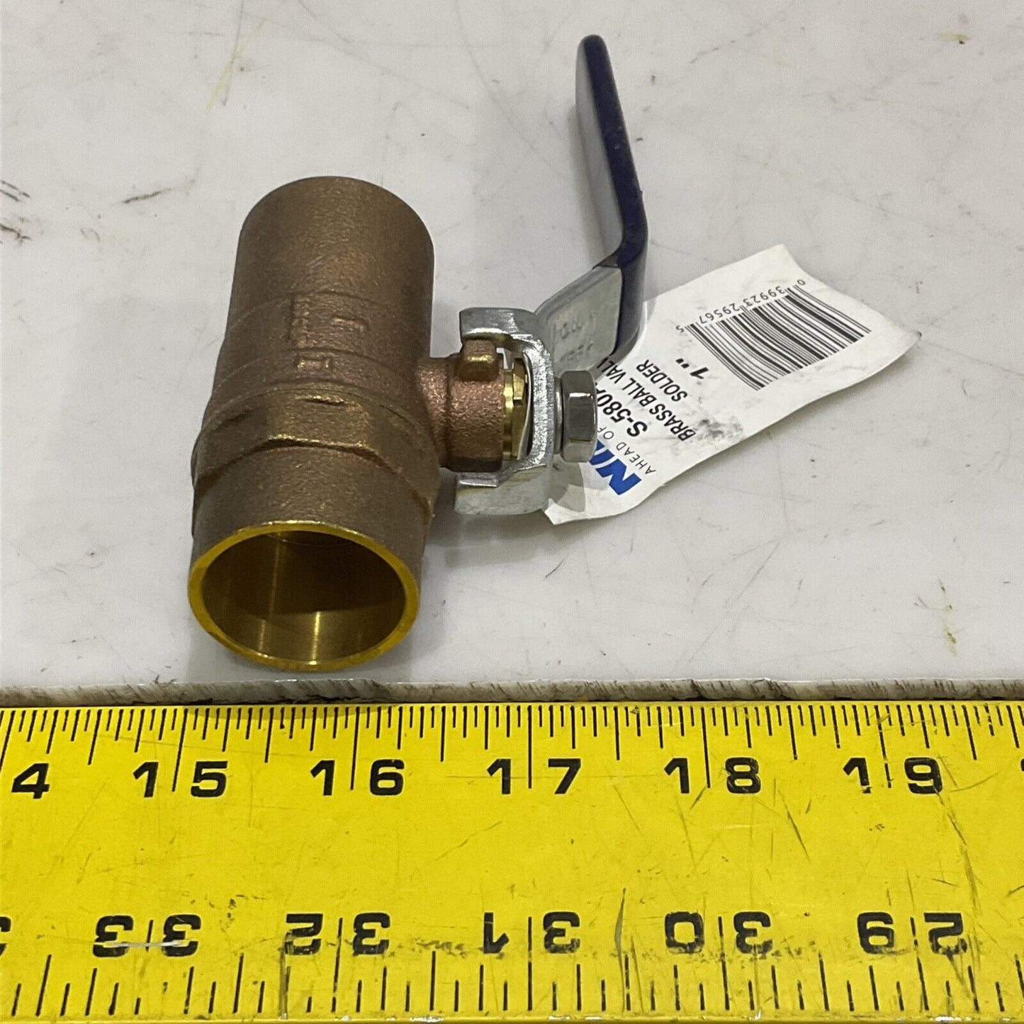 NIBCO S-580A BRASS BALL VALVE 1” SOLDER LOT OF 3 373