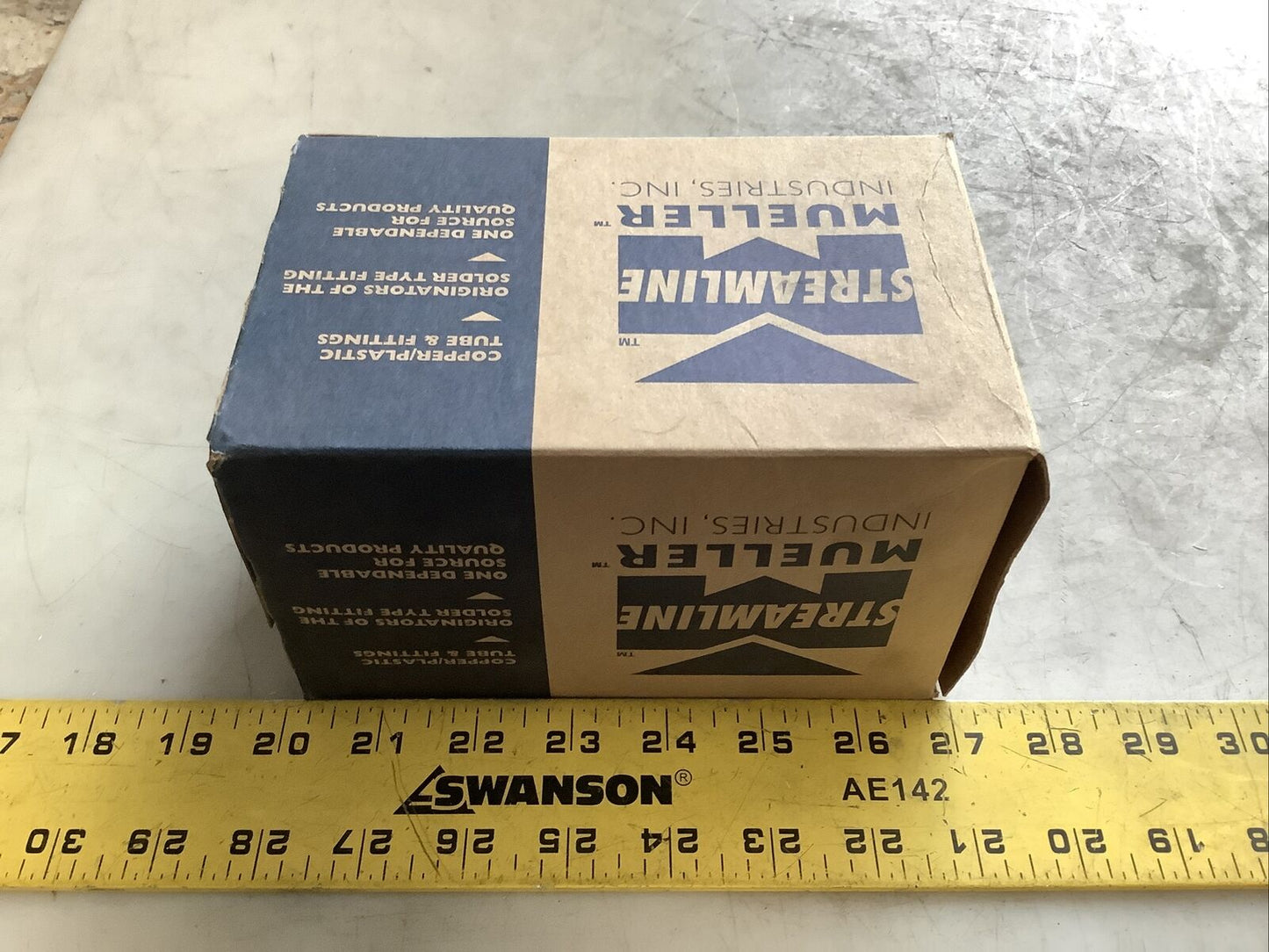 MUELLER W10149 COUPLING STACKED STOP 1-1/2IN C X C 1-5/8IN OD 373 - QTY 10