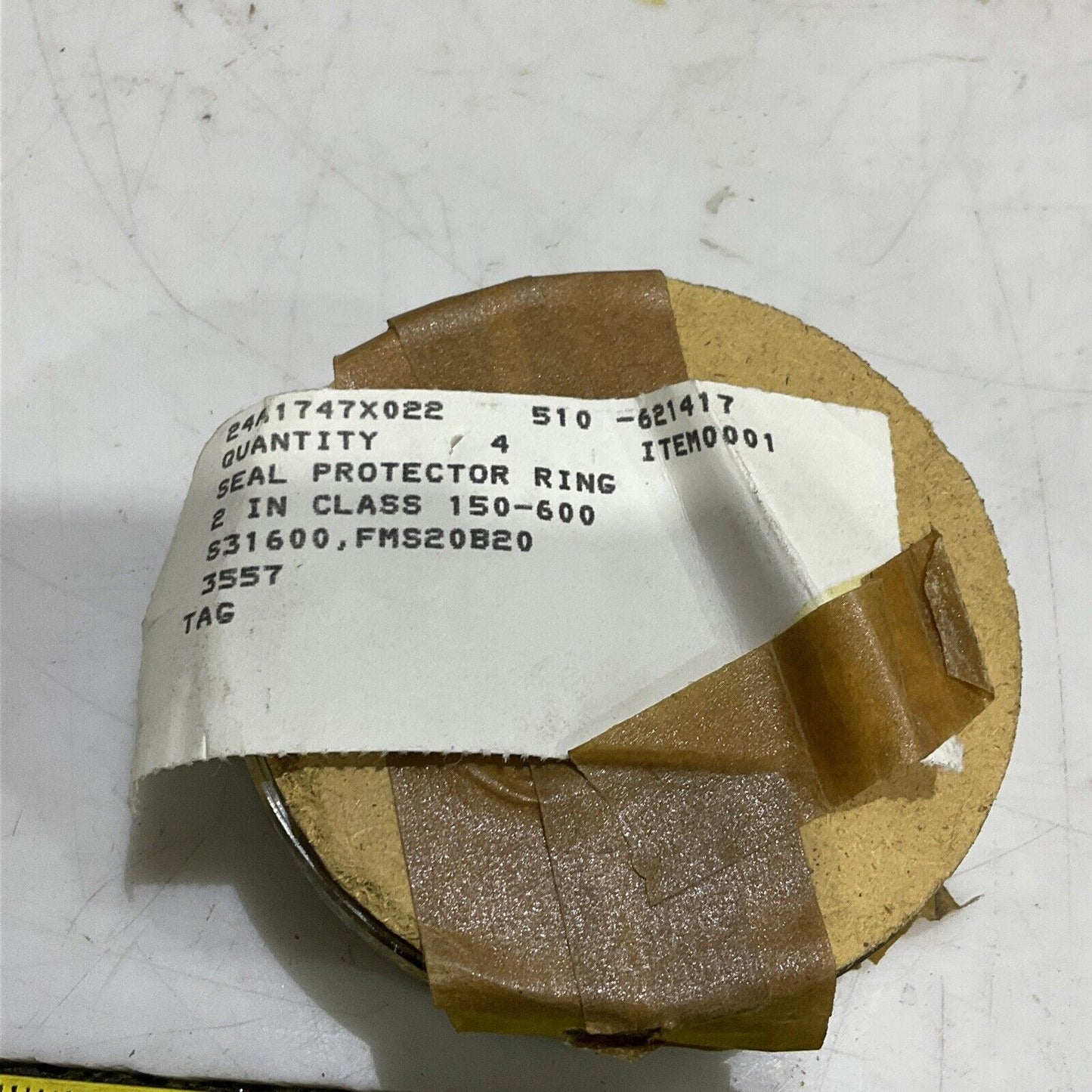 FISHER 24A1747X022SEAL PROTECTOR RING 2” CLASS 150-600 LOT OF 2 373