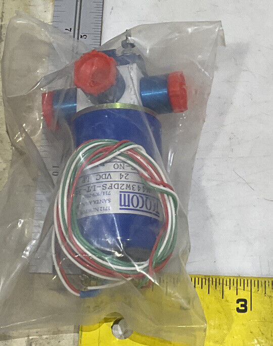 TEQCOM M443W2DFS-LT-36 24 VDC LP NC-C-NO 3-WAY SOLENOID VALVE 373