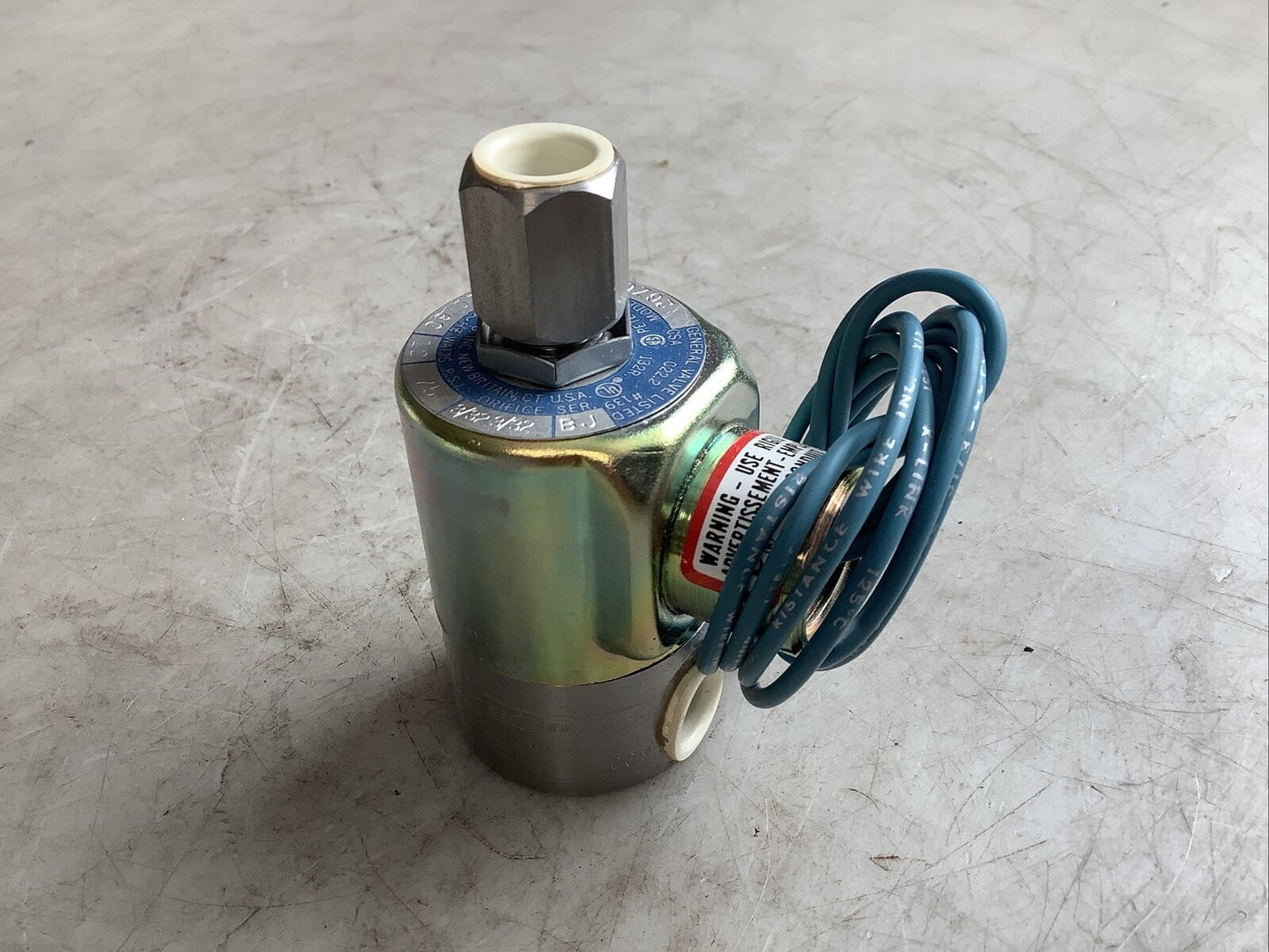 PETER PAUL ELECTRONICS 26Z00300CM SOLENOID VALVE 120V 12W 75PSI 3/32IN 373