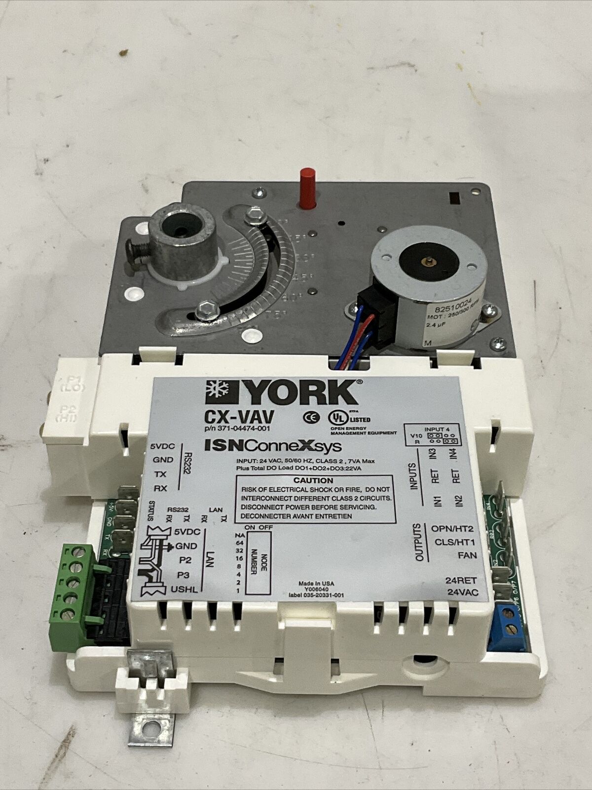 JOHNSON CONTROLS YORK 371 04474 001 CONTROLLER 373