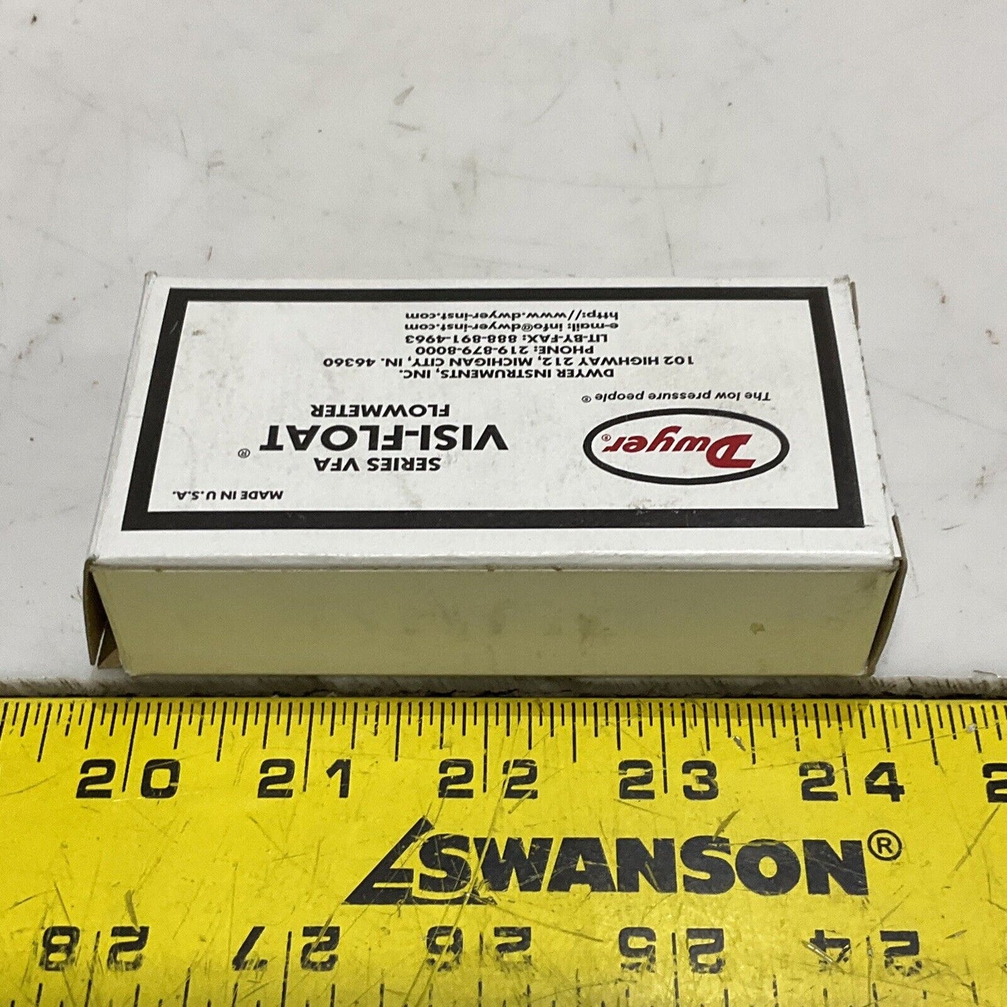 DWYER VFA-43-EC-SS VISI-FLOAT FLOWMETER SERIES VFA 373