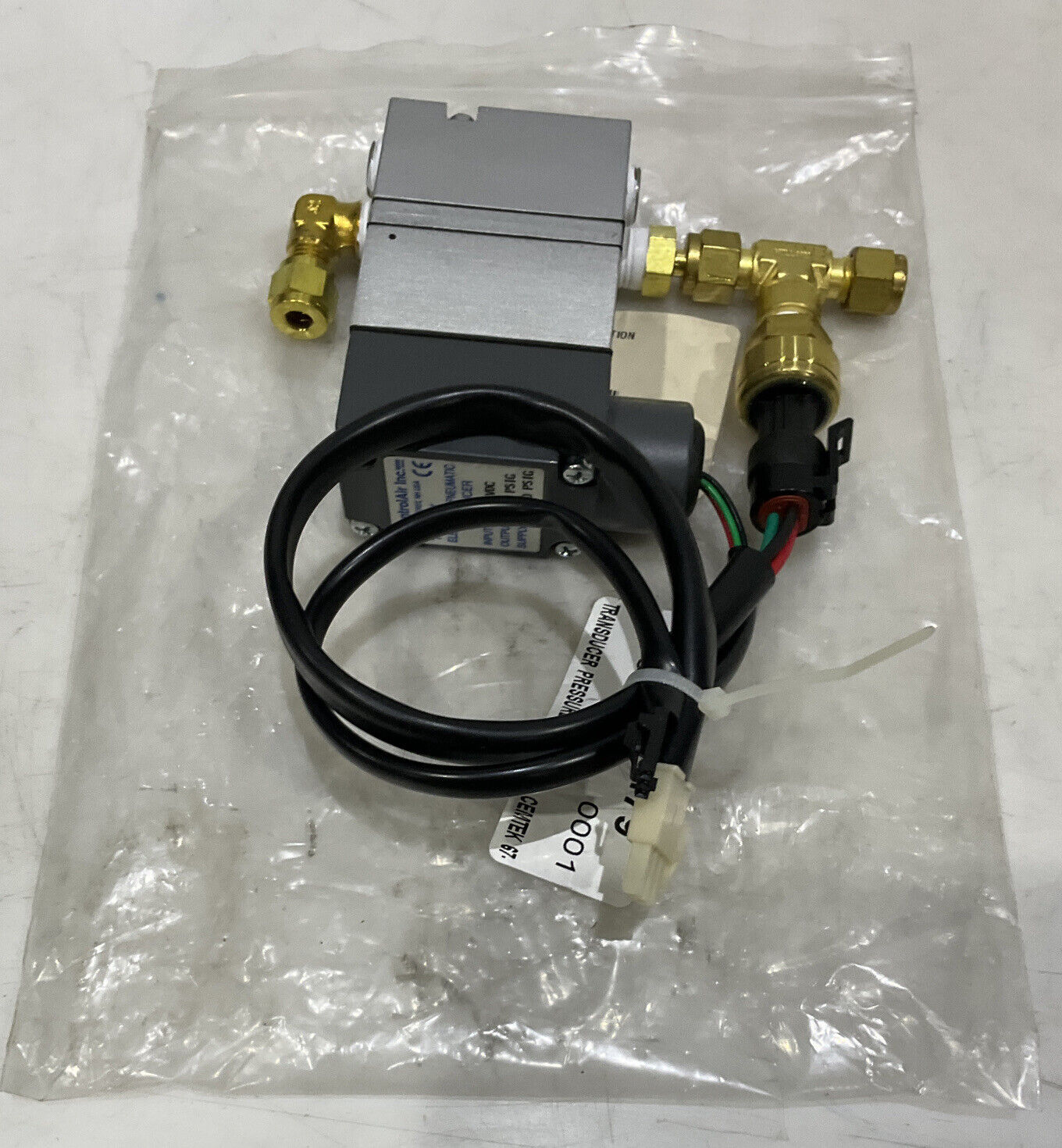 CONTROLAIR 550X 0-5VDC 2-60 PSIG ELECTRIC TO PNEUMATIC TRANSDUCER 373