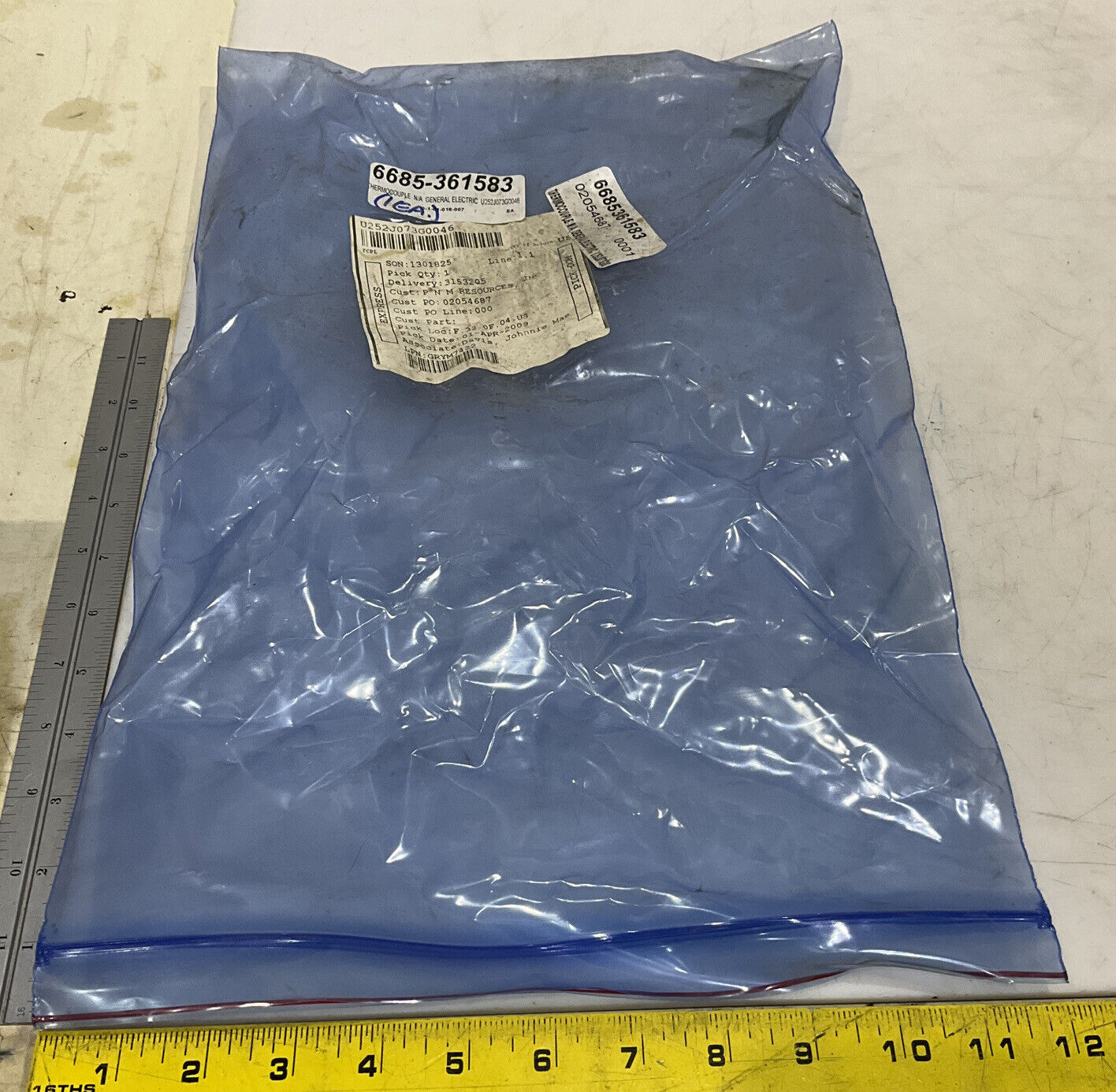 GENERAL ELECTRIC U252J073G0046 THERMOCOUPLE 373