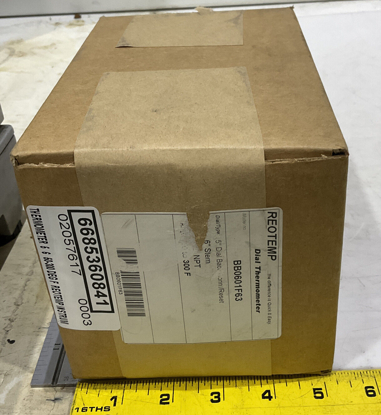 REOTEMP BB0601F63 50-300 THERMOMETER 373