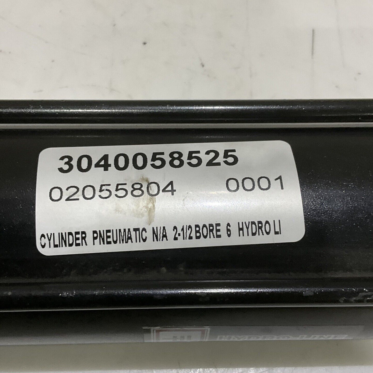 HYDRO-LINE LR5C-2.5X6-N-.63-2-N-N-N-1-1 PNEUMATIC CYLINDER 2-1/2” B 6” S 373
