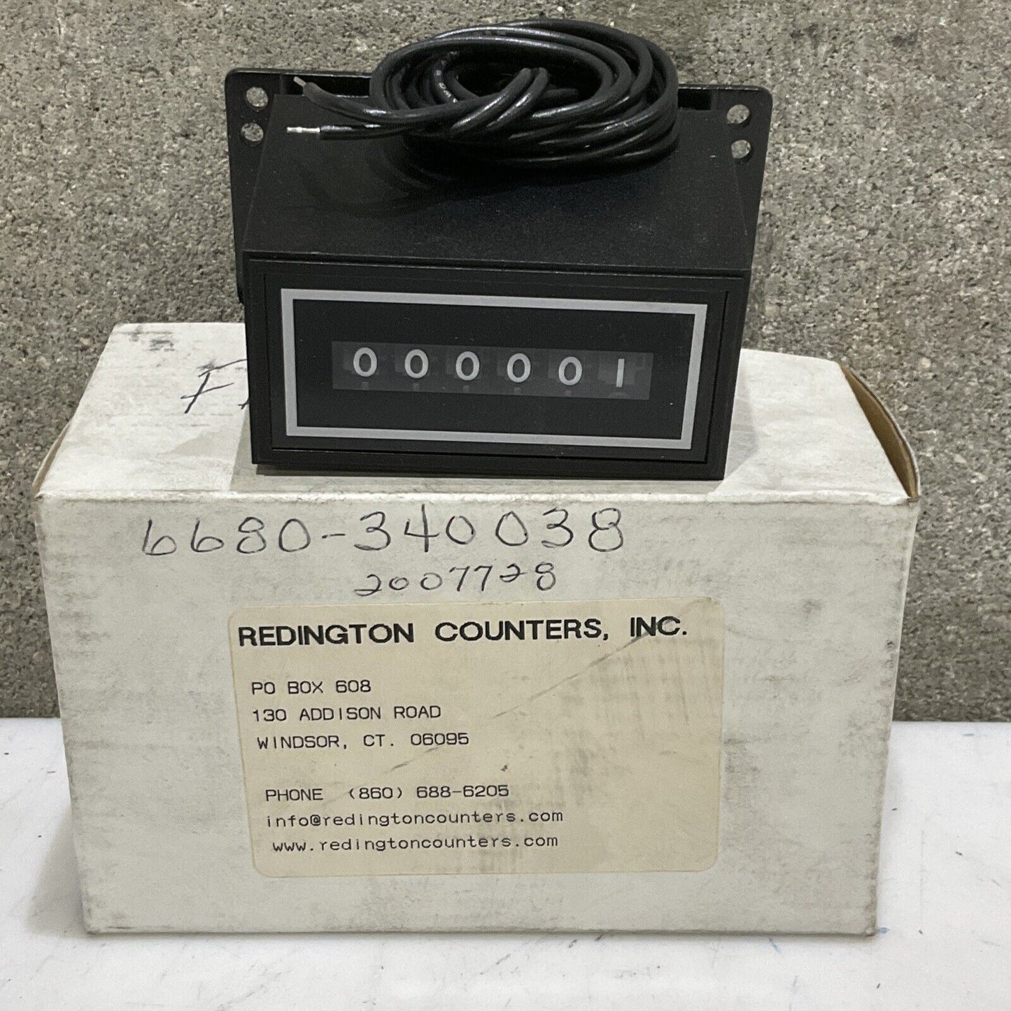 REDINGTON 21-1016 FE 142 COUNTER 115 VAC 60HZ 8W 373