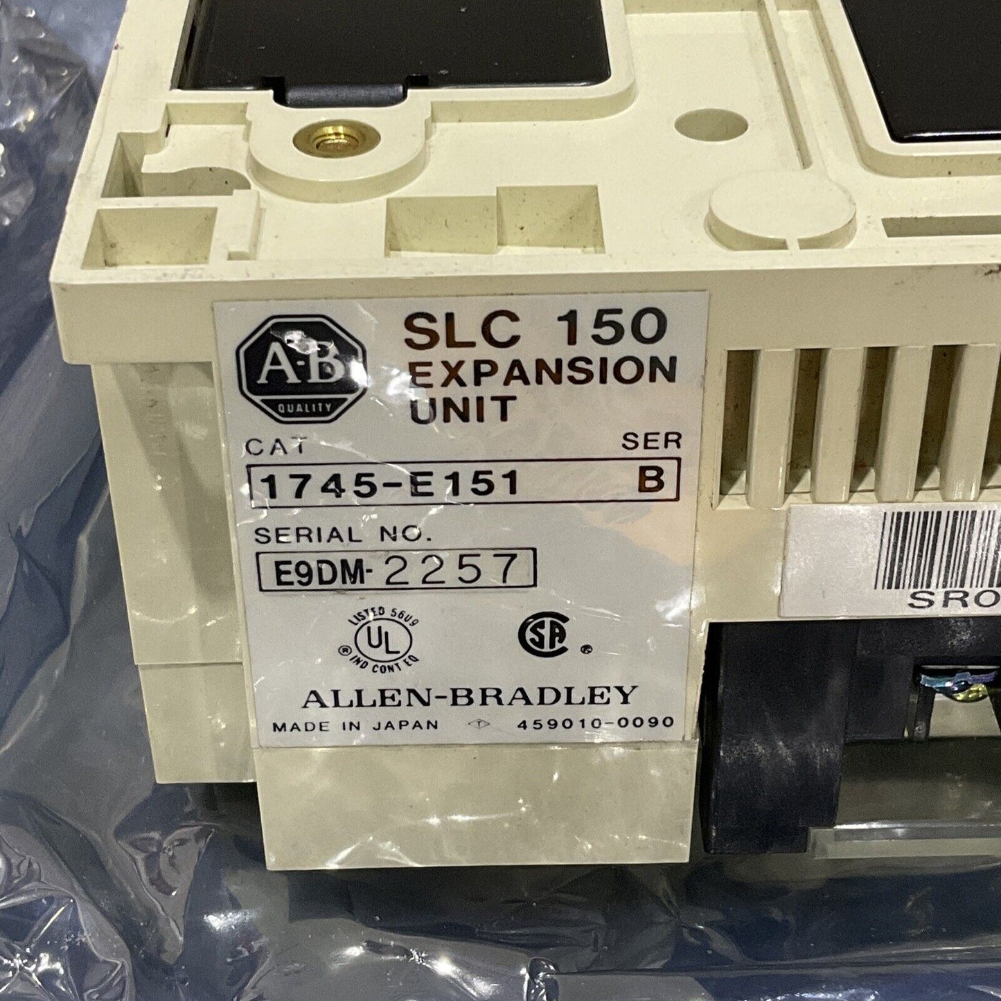 AB ALLEN BRADLEY 1745-E151 SLC 150 CONTROLLER EXPANSION UNIT E9DM-2257 373