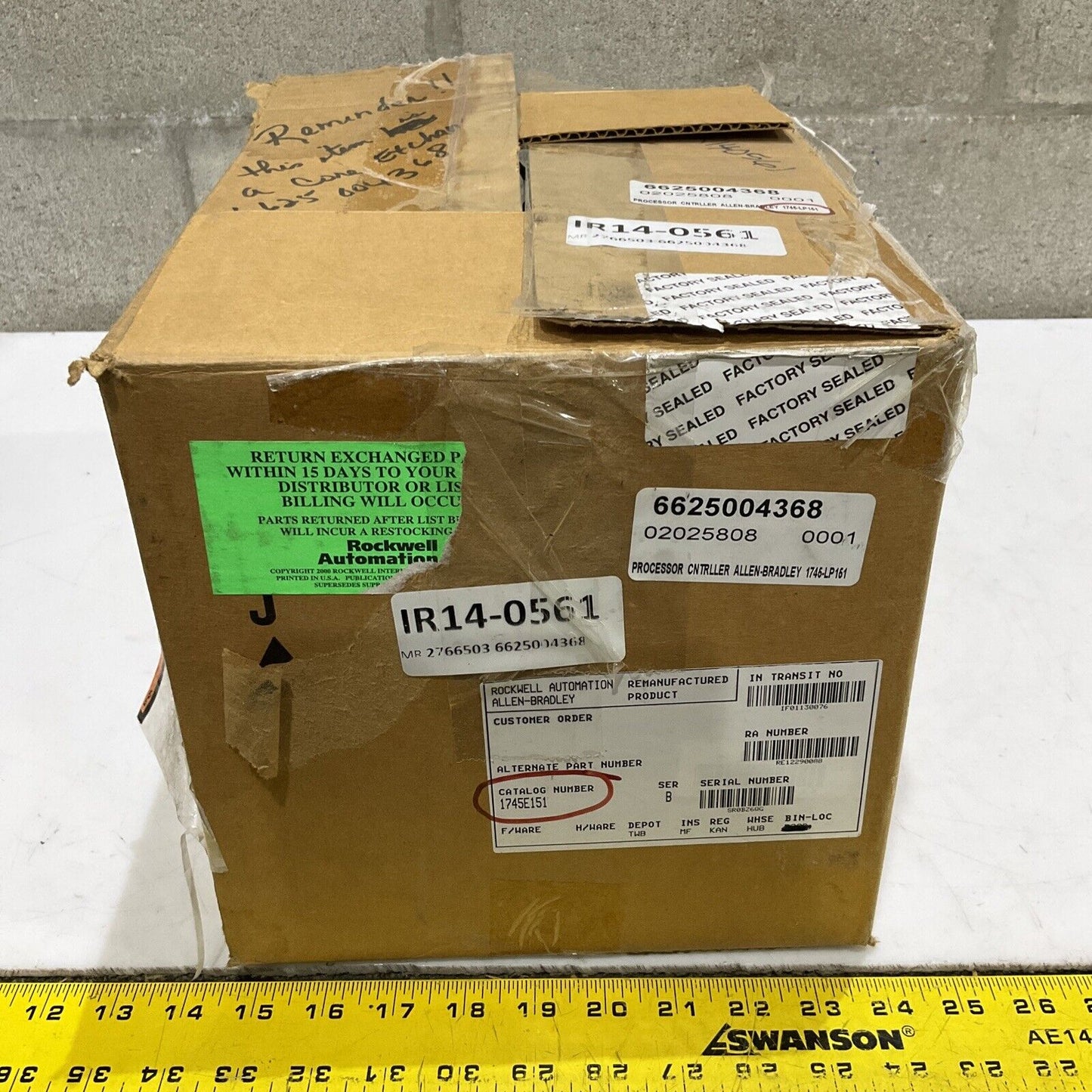 AB ALLEN BRADLEY 1745-E151 SLC 150 CONTROLLER EXPANSION UNIT E9DM-2257 373