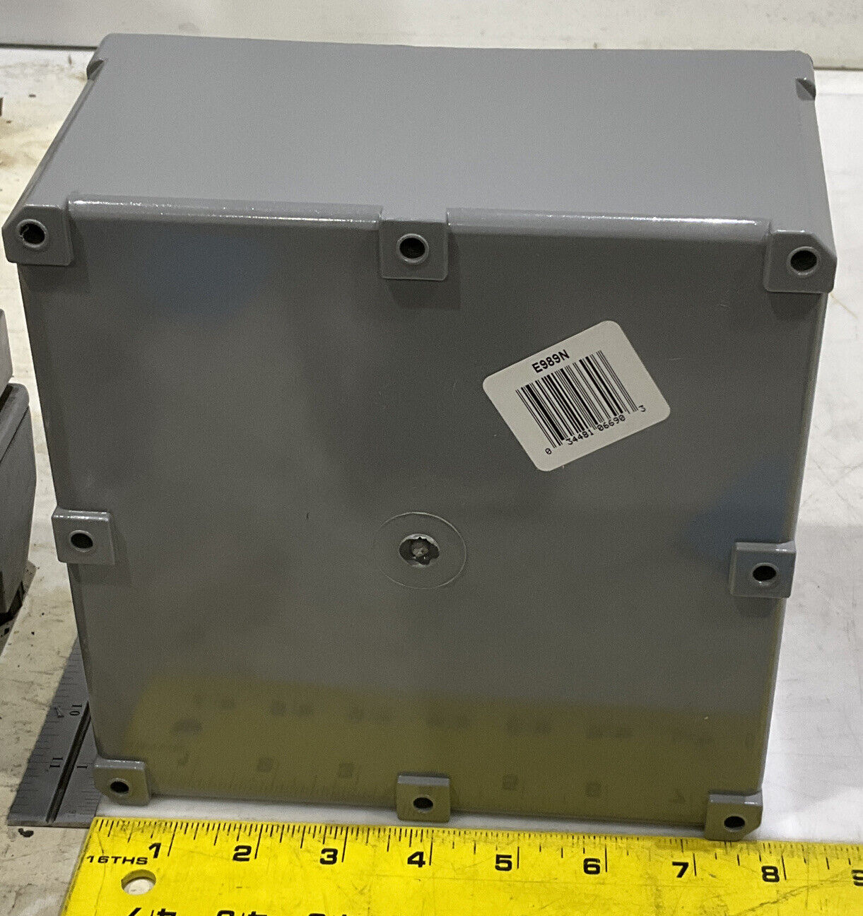 THOMAS AND BETTS E989N-CAR PVC FITTING MOLDED JUNCTION BOX 373