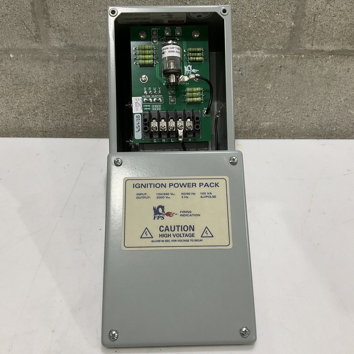 FPS FOSSIL POWER SYSTEMS 9050-1100 IGNITION POWER PACK 3HZ 100VA 120/240 VAC 373