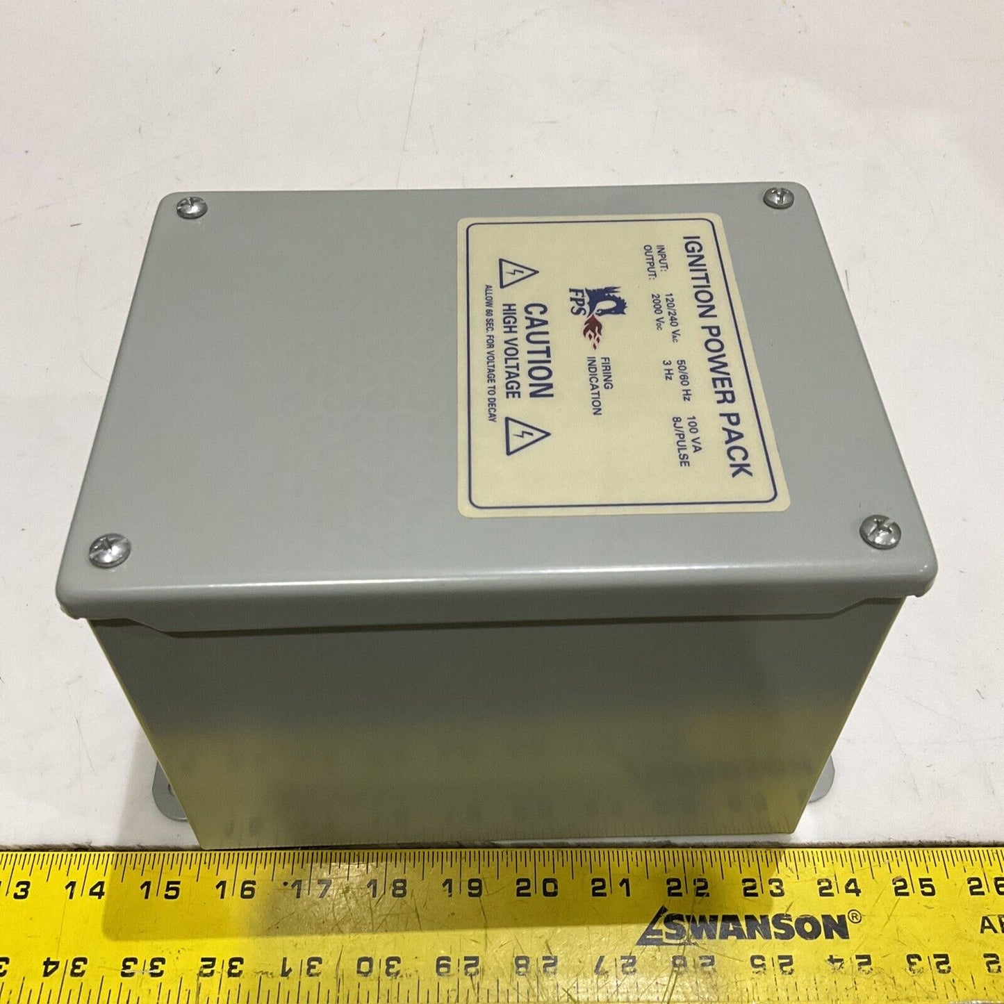 FPS FOSSIL POWER SYSTEMS 9050-1100 IGNITION POWER PACK 3HZ 100VA 120/240 VAC 373