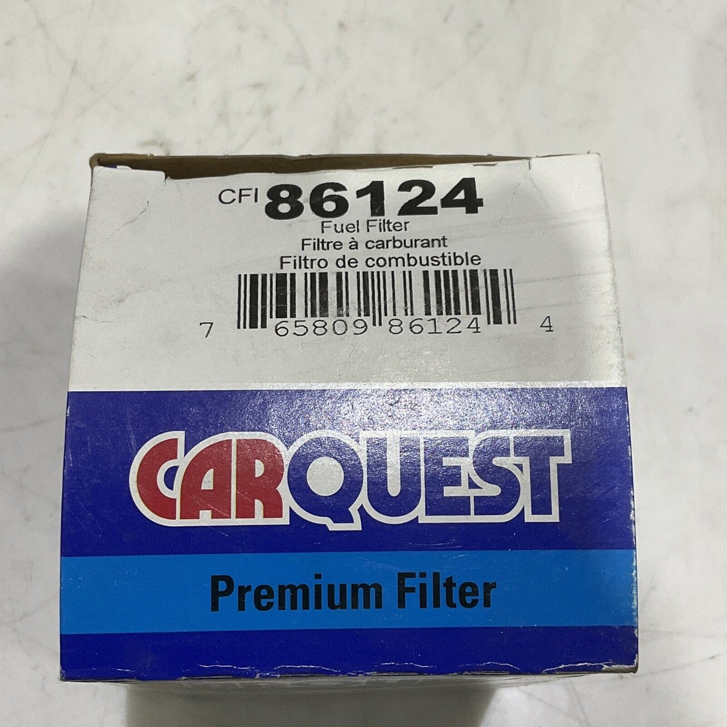 CARQUEST FILTERS 86124 FUEL FILTER 15-1012579 LOT OF 5 373