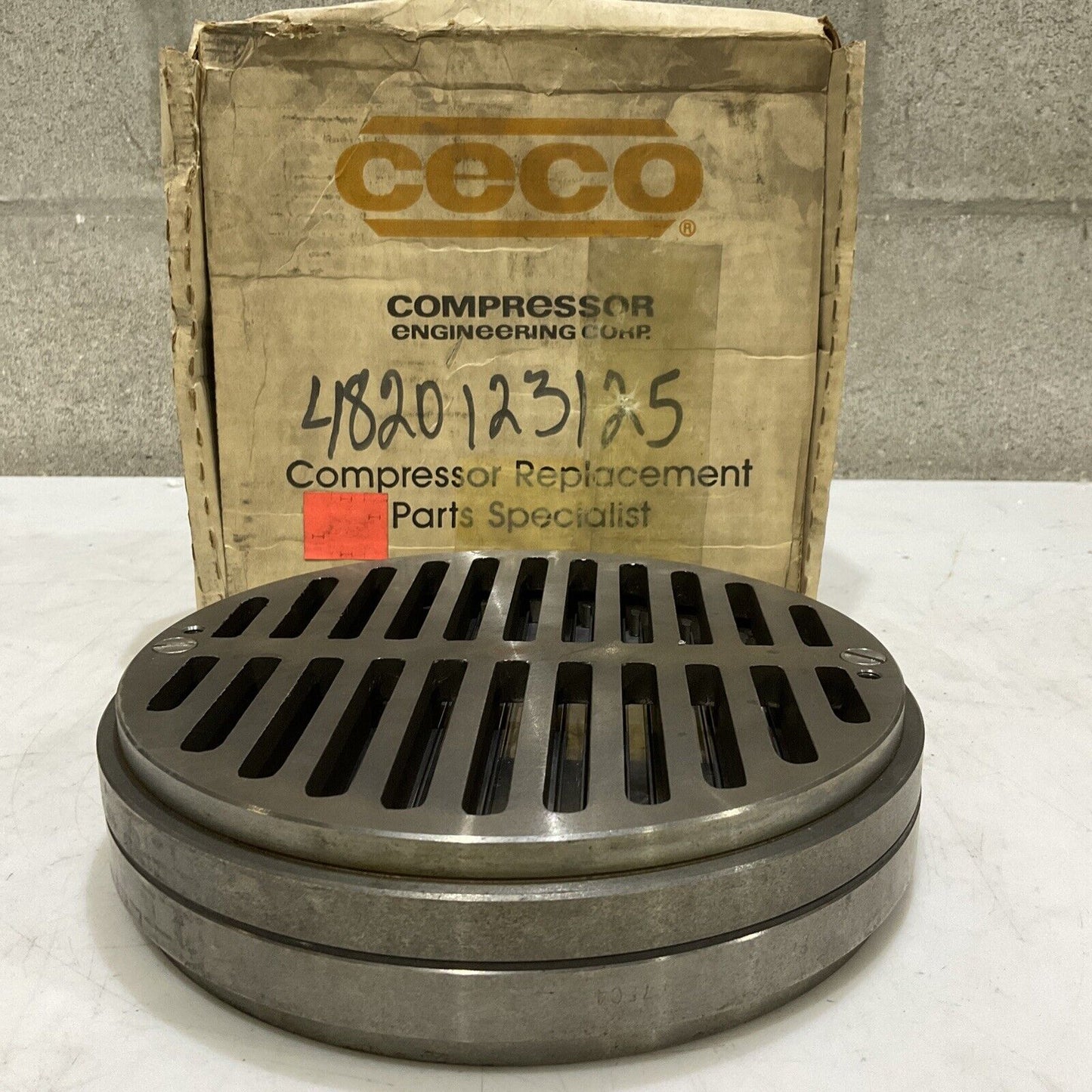CECO COMPRESSOR 4820-123125 DISCH VLV ASSY A75C2C 373