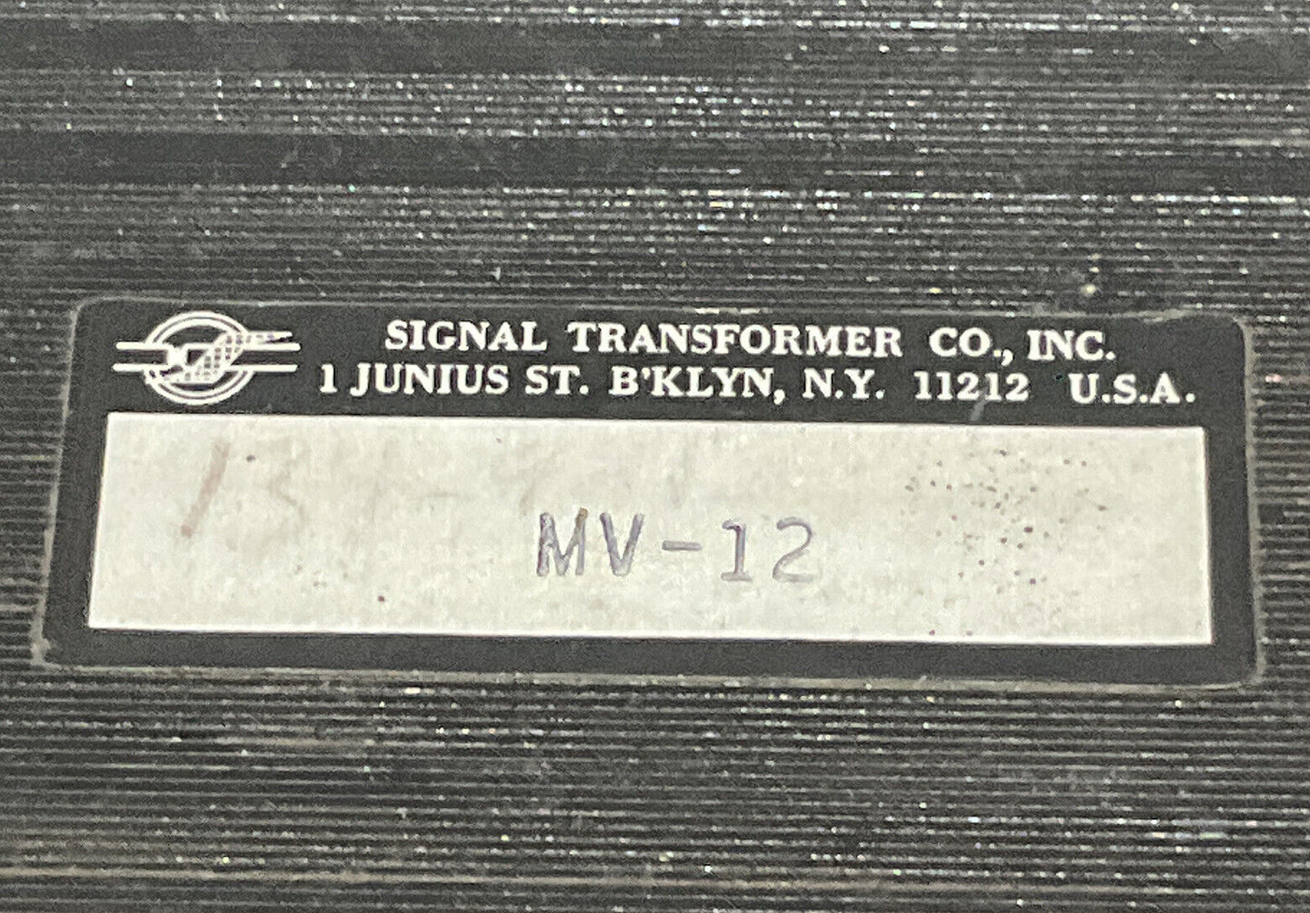 SIGNAL TRANSFORMER MV-12 373