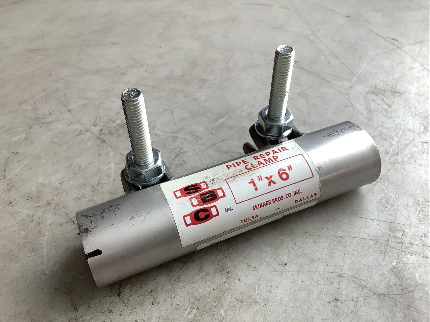 SKINNER BROS CO 1IN X 6IN PIPE CLAMP 373 - QTY 4