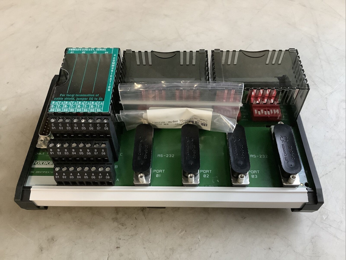 SCHNEIDER ELECTRIC RH926GH FBM224/FBM230/FBM231 CHANNEL COMMUNICATION MODULE 373