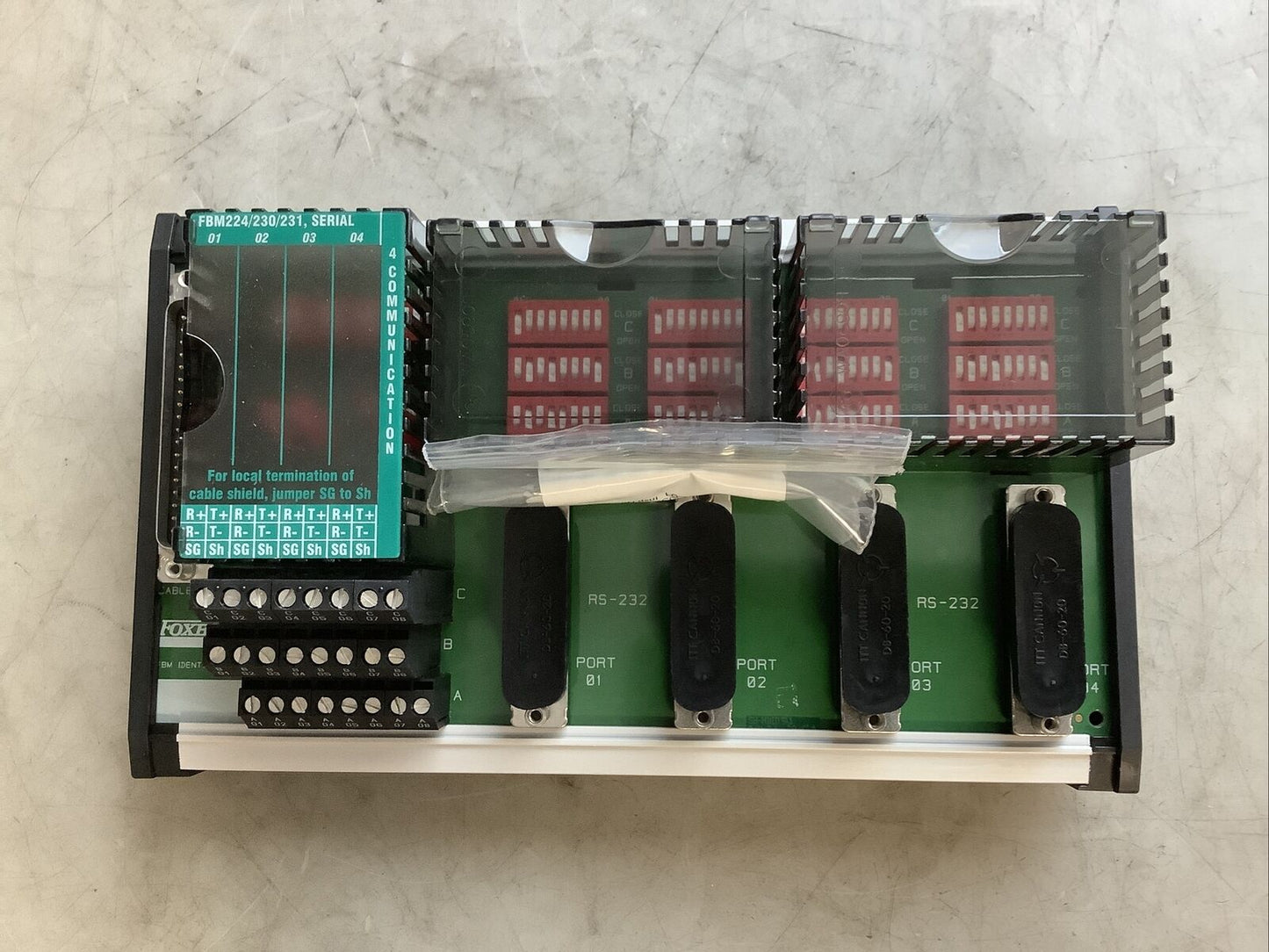 SCHNEIDER ELECTRIC RH926GH FBM224/FBM230/FBM231 CHANNEL COMMUNICATION MODULE 373