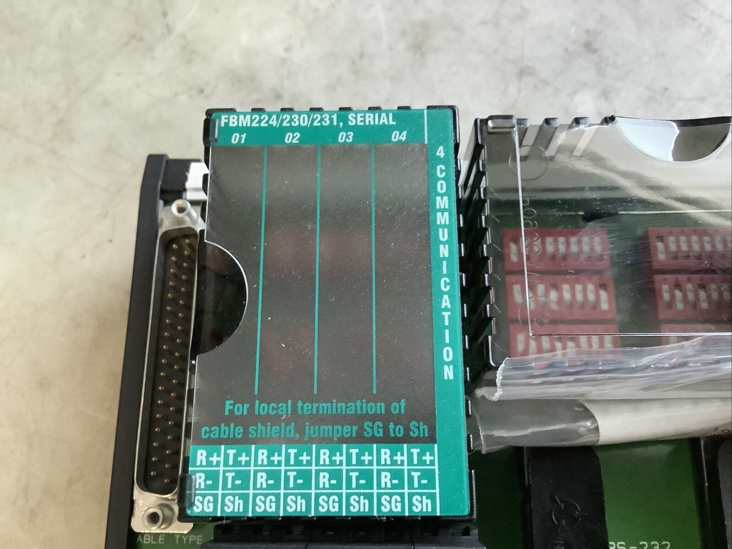SCHNEIDER ELECTRIC RH926GH FBM224/FBM230/FBM231 CHANNEL COMMUNICATION MODULE 373