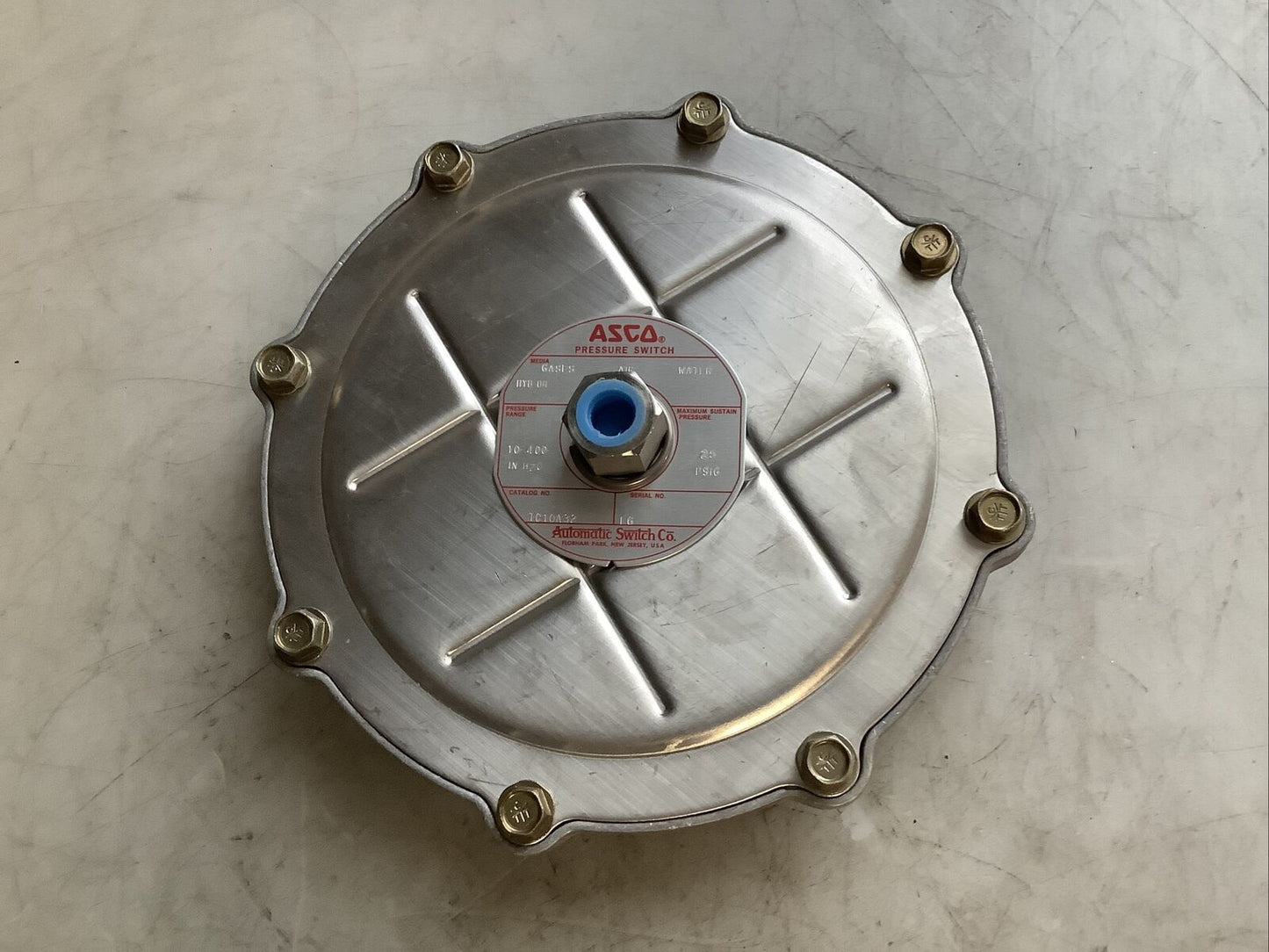 ASCO TC10A32 PRESSURE SWITCH TRANSDUCER 373