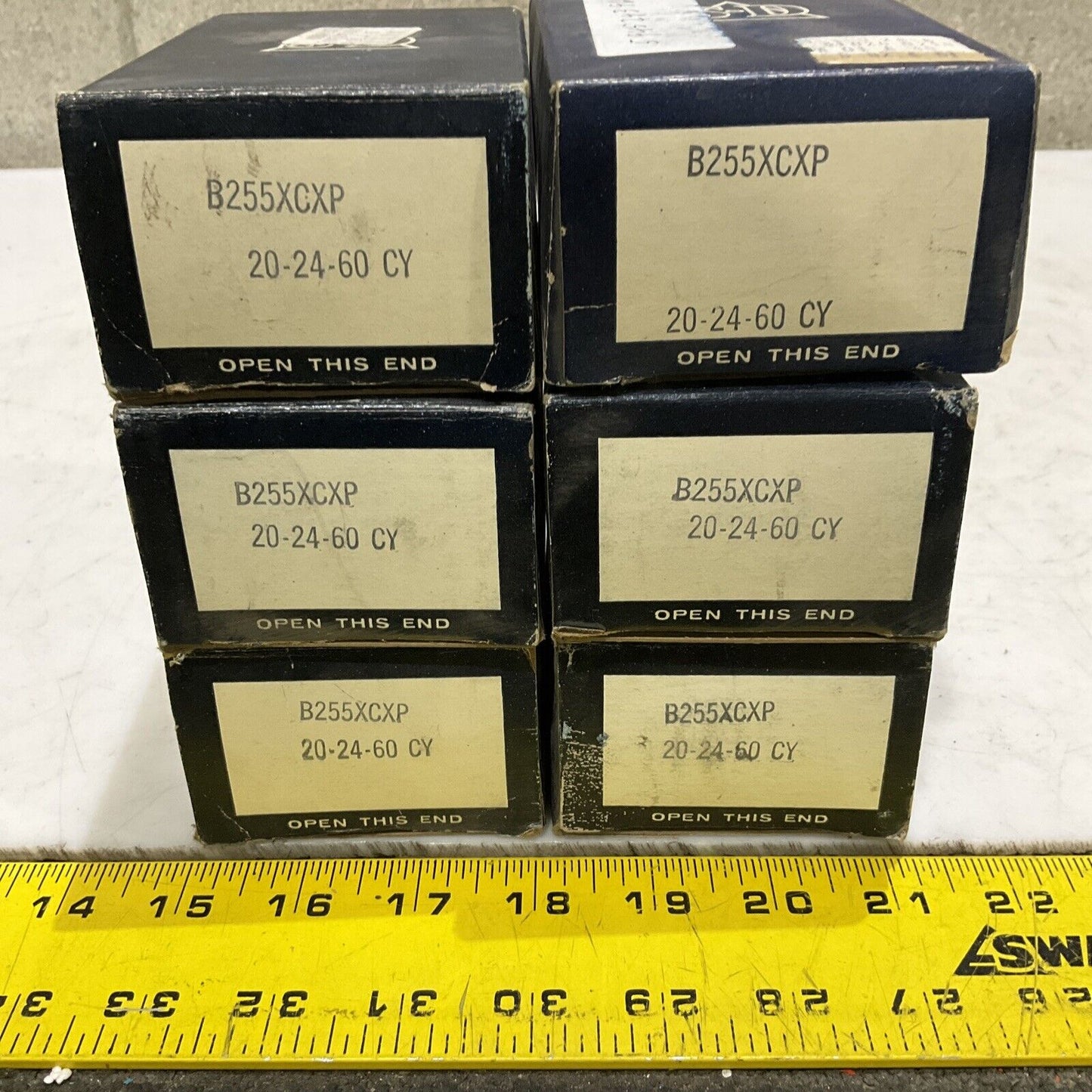 STRUTHERS DUNN B255XCXP DUNCO RELAY 20-24-60 CY LOT OF 6 373