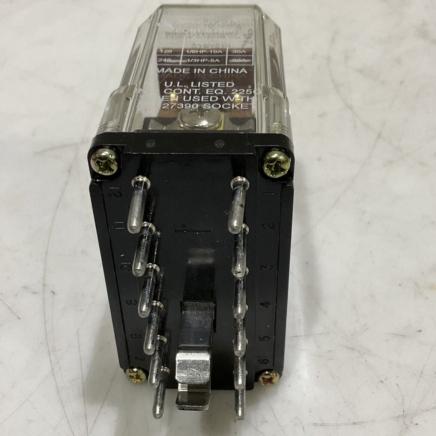 STRUTHERS DUNN 219XBXP DUNCO RELAY 24V 50/60HZ 10AMP 120 VAC LOT OF 4 373