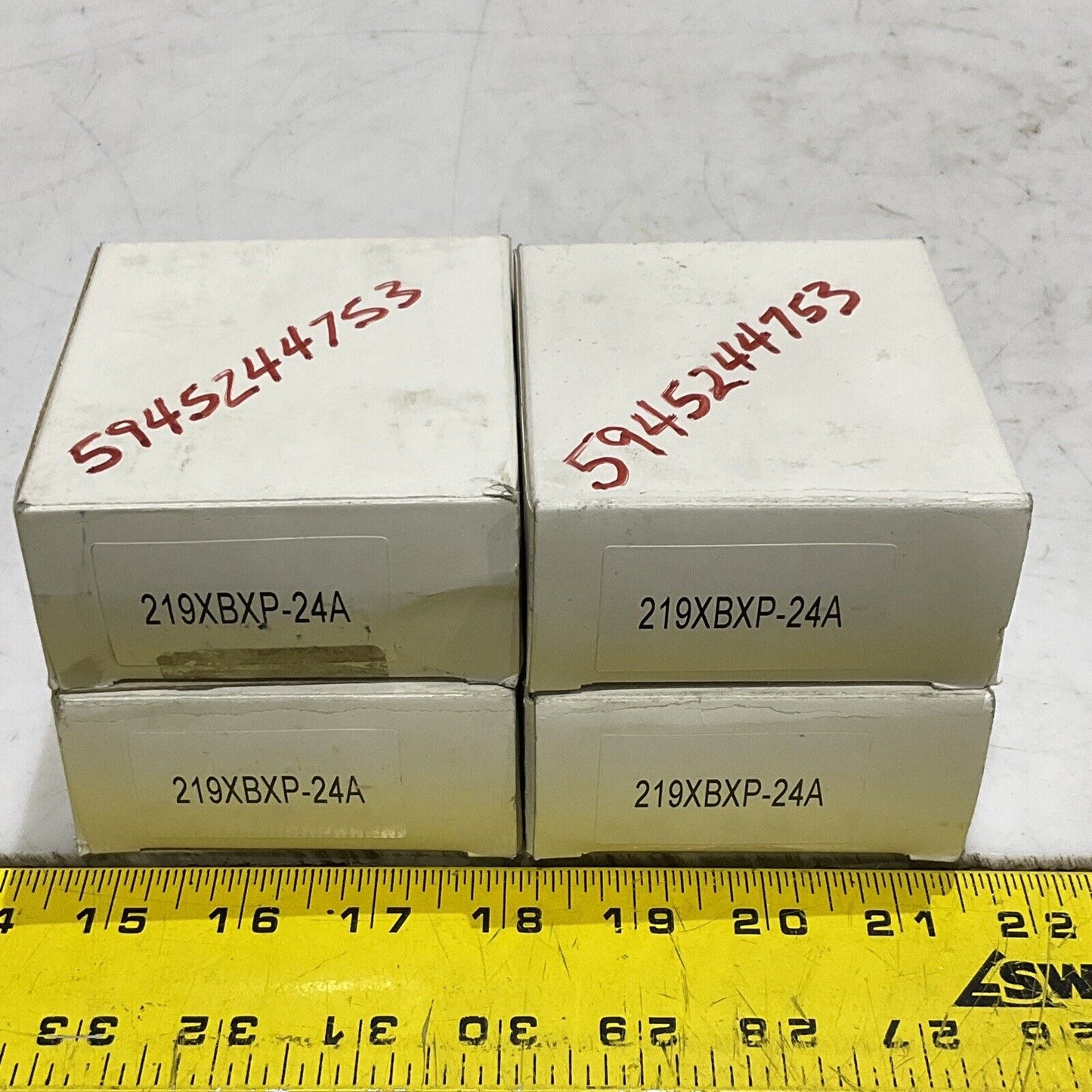 STRUTHERS DUNN 219XBXP DUNCO RELAY 24V 50/60HZ 10AMP 120 VAC LOT OF 4 373