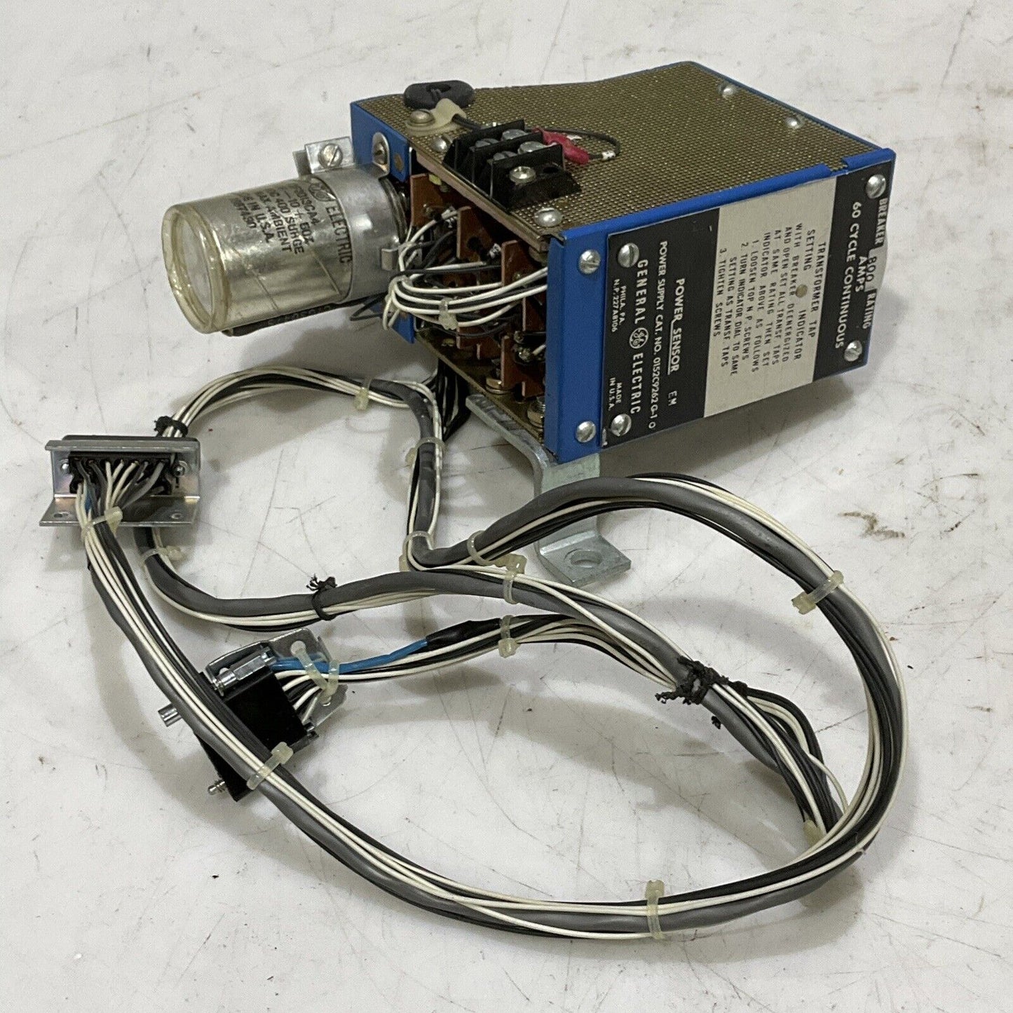 GENERAL ELECTRIC 015C9262 G-1 POWER SENSOR 800 A 60 CYCLE CONTINUOS 373
