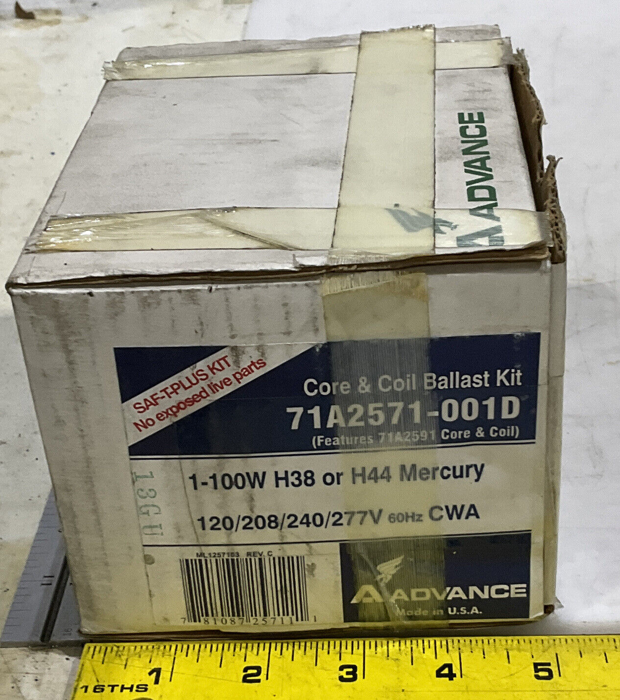 ADVANCE 71A2571-001D H38 / H44 MERCURY CORE AND COIL REPLACEMENT KIT 373