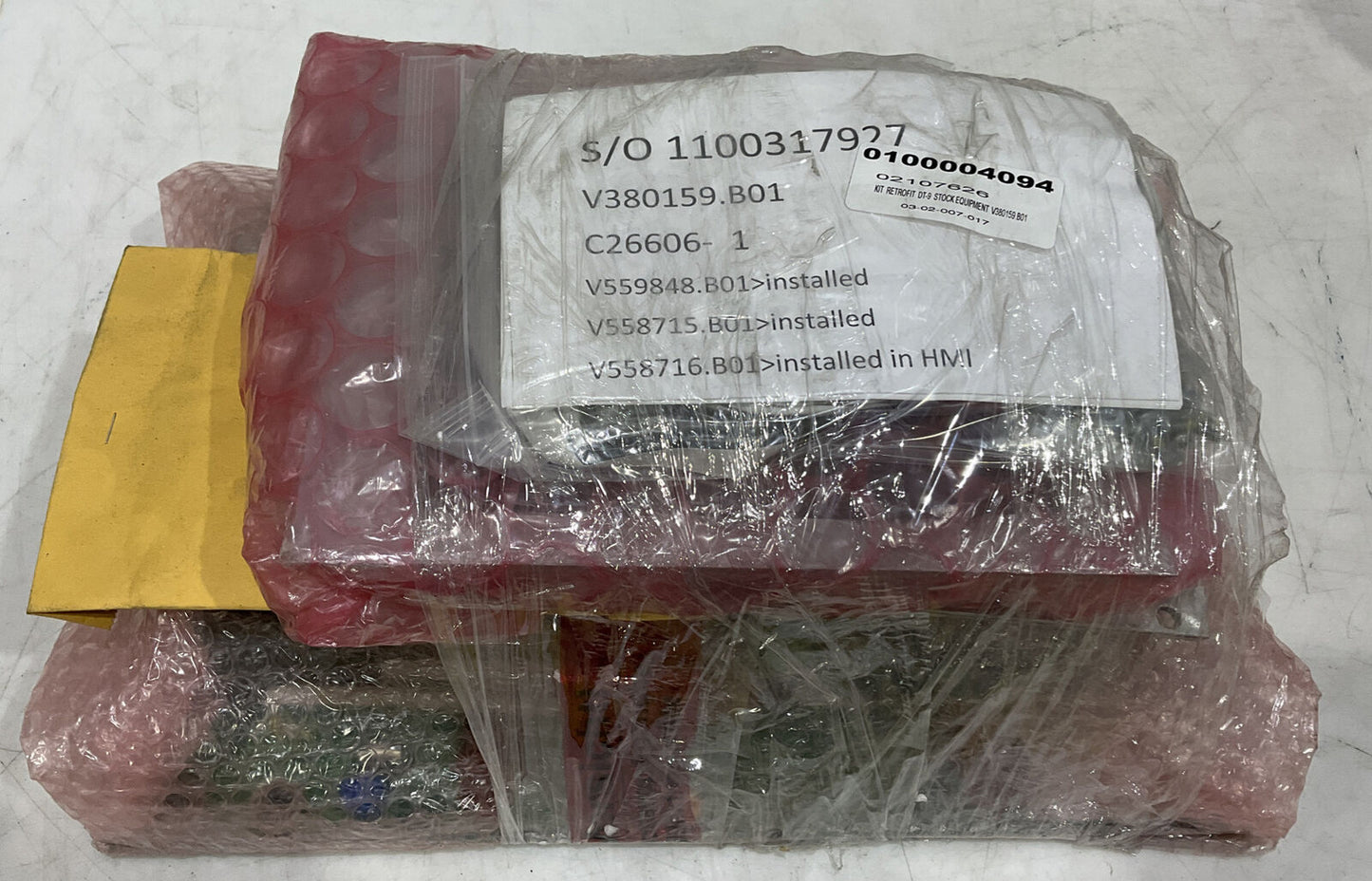 STOCK EQUIPMENT DT-9 V380159.B01 RETROFIT KIT 373