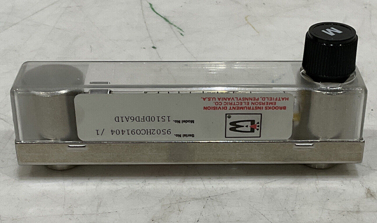 BROOKS INSTRUMENT 1510DFD6A1D WATER METER 373